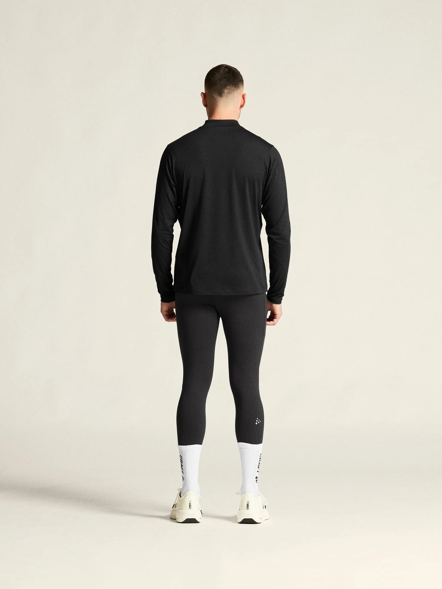 Men's ADV Essence Warm Running Tights 3 - Black - Image 6