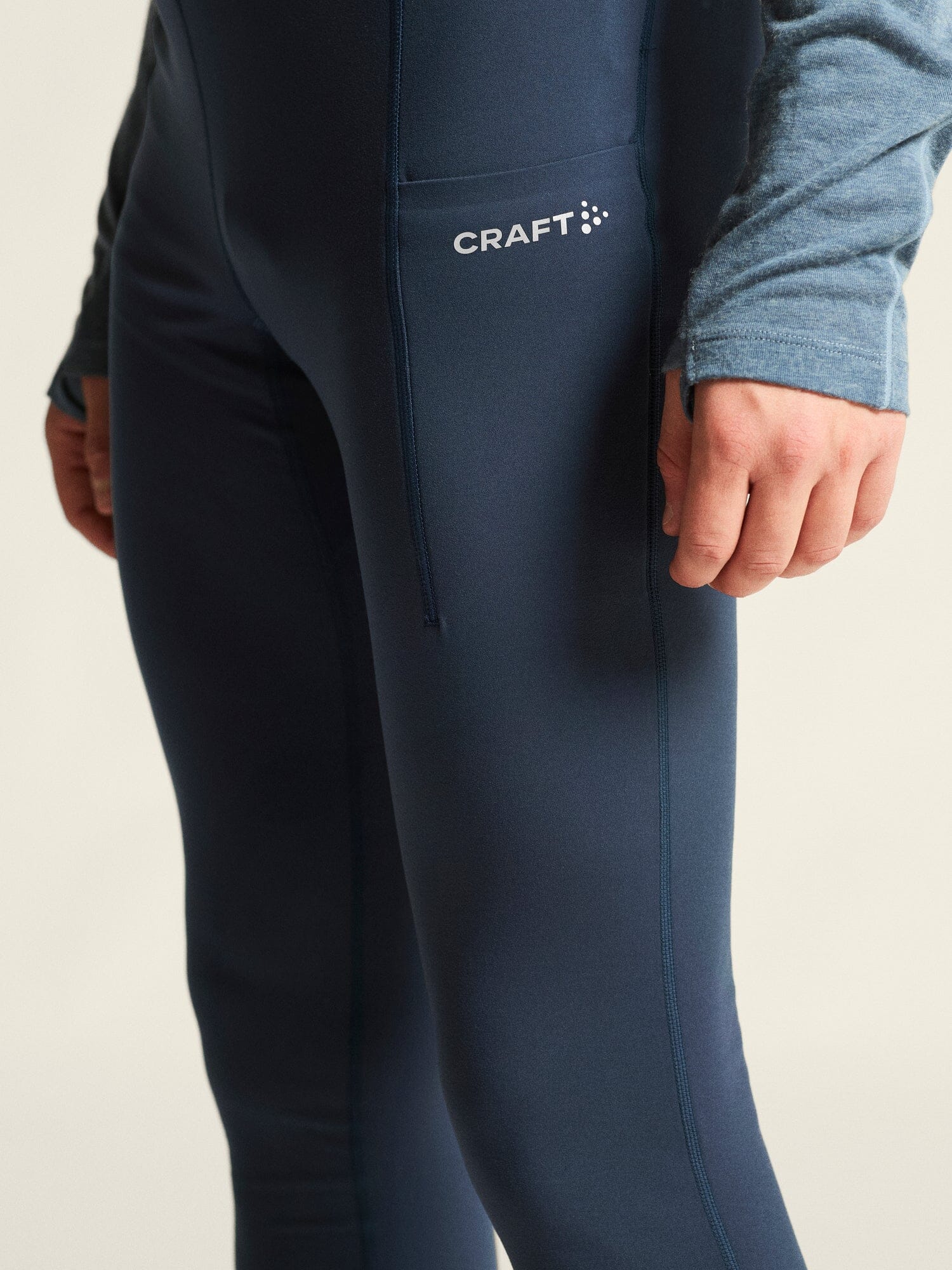 Men's ADV Essence Warm Running Tights 3 - Blaze - Image 3