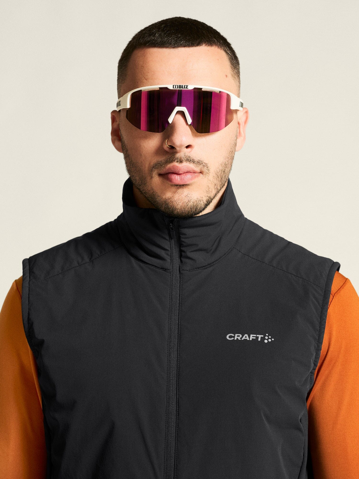 Men's ADV Essence Warm Running Vest 2 - Black - Image 3