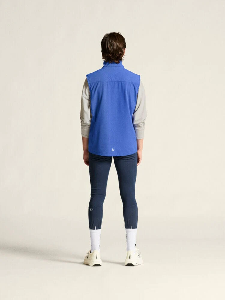 Men's ADV Essence Warm Running Vest 2 - INK BLUE - Image 3