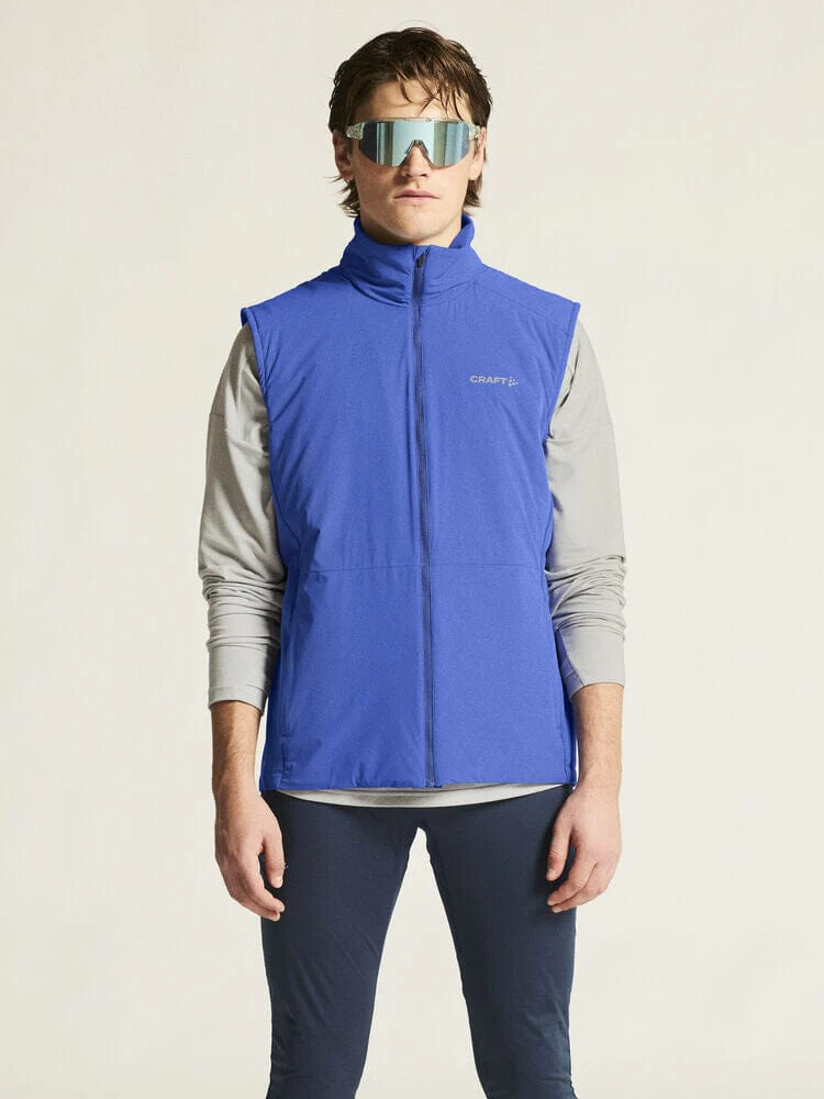 Men's ADV Essence Warm Running Vest 2 - INK BLUE - Image 4