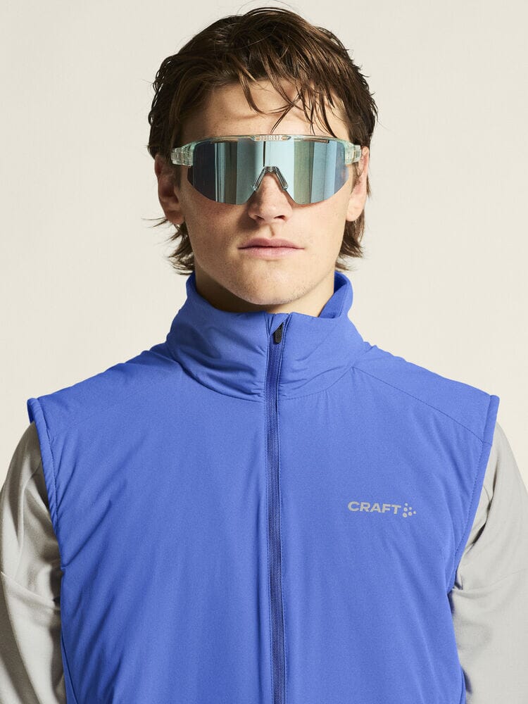 Men's ADV Essence Warm Running Vest 2 - INK BLUE - Image 5
