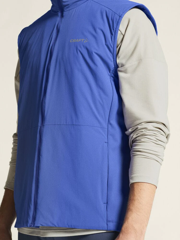 Men's ADV Essence Warm Running Vest 2 - INK BLUE - Image 6