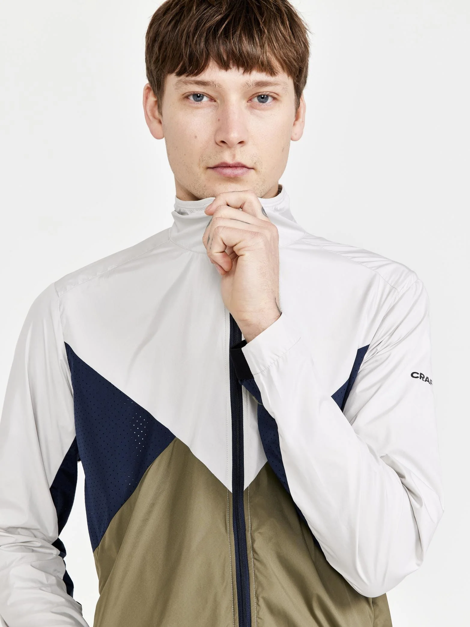 Men's ADV Essence Wind Jacket - Ash/Rift - Image 3