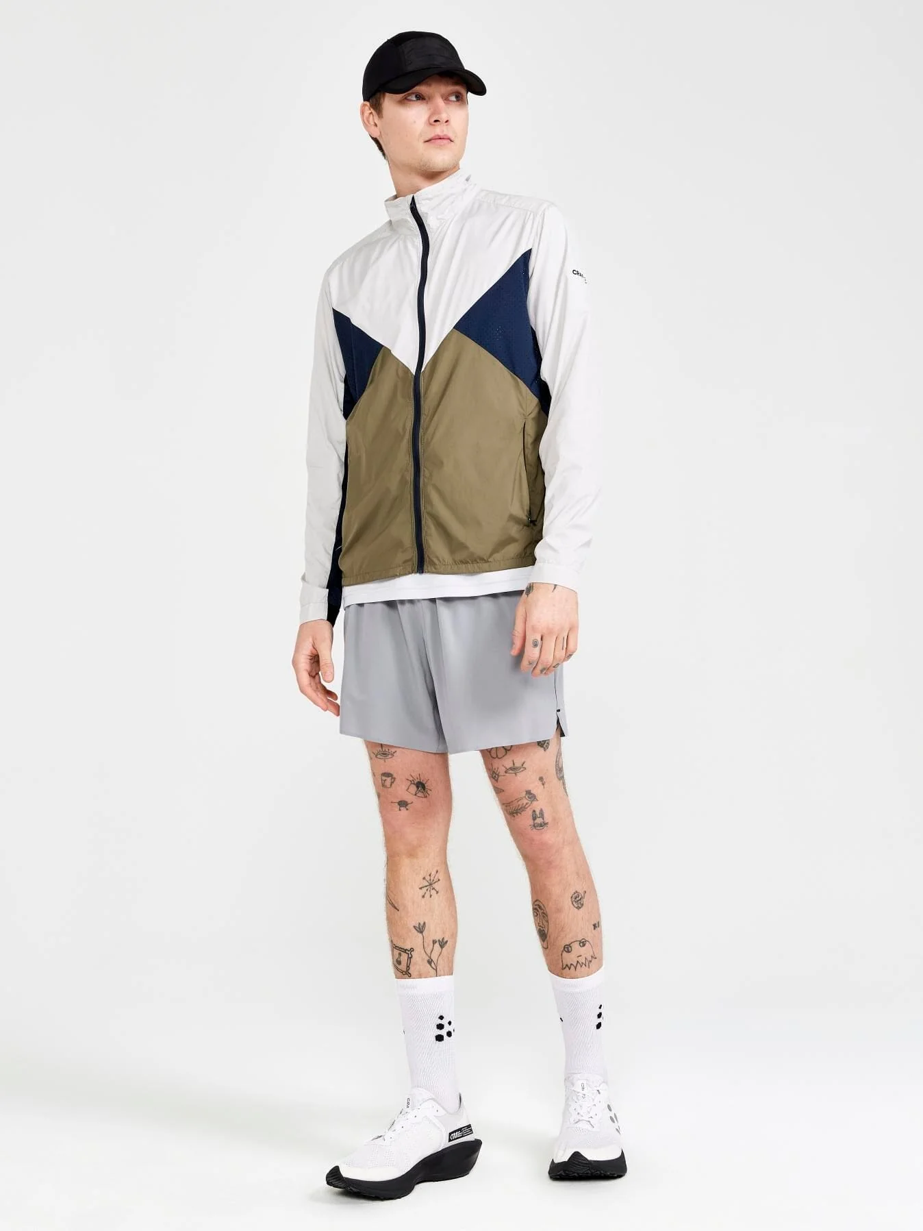 Men's ADV Essence Wind Jacket - Biome/Blaze - Image 14