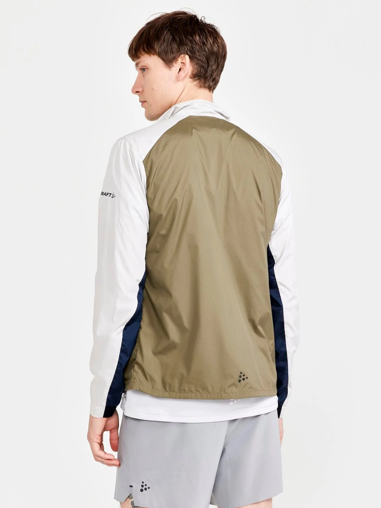 Men's ADV Essence Wind Jacket - Biome/Blaze - Image 16