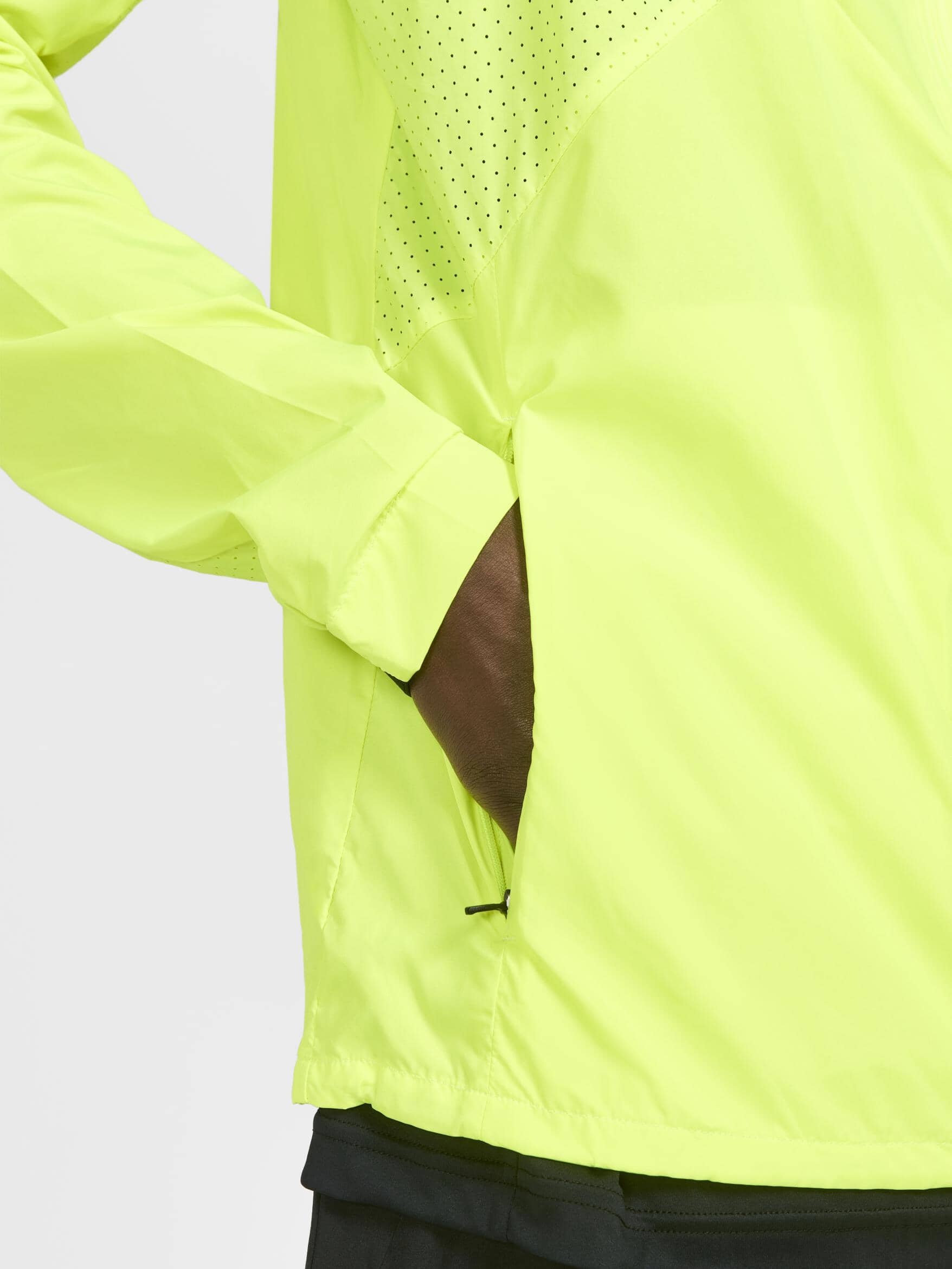Men's ADV Essence Wind Jacket - Biome/Blaze - Image 24