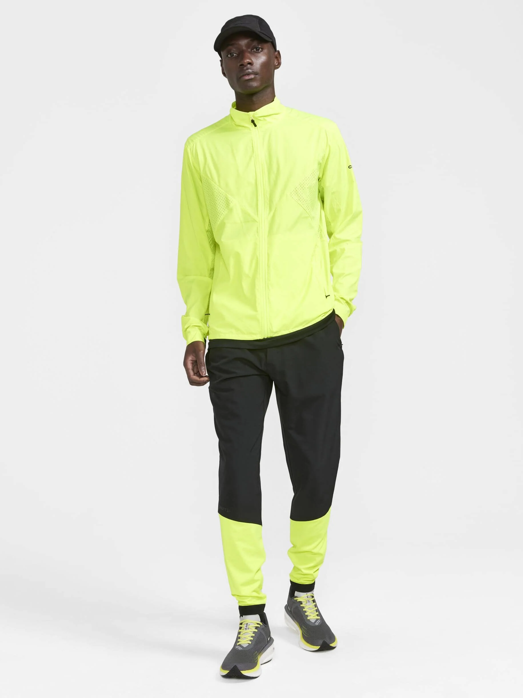 Men's ADV Essence Wind Jacket - Biome/Blaze - Image 25