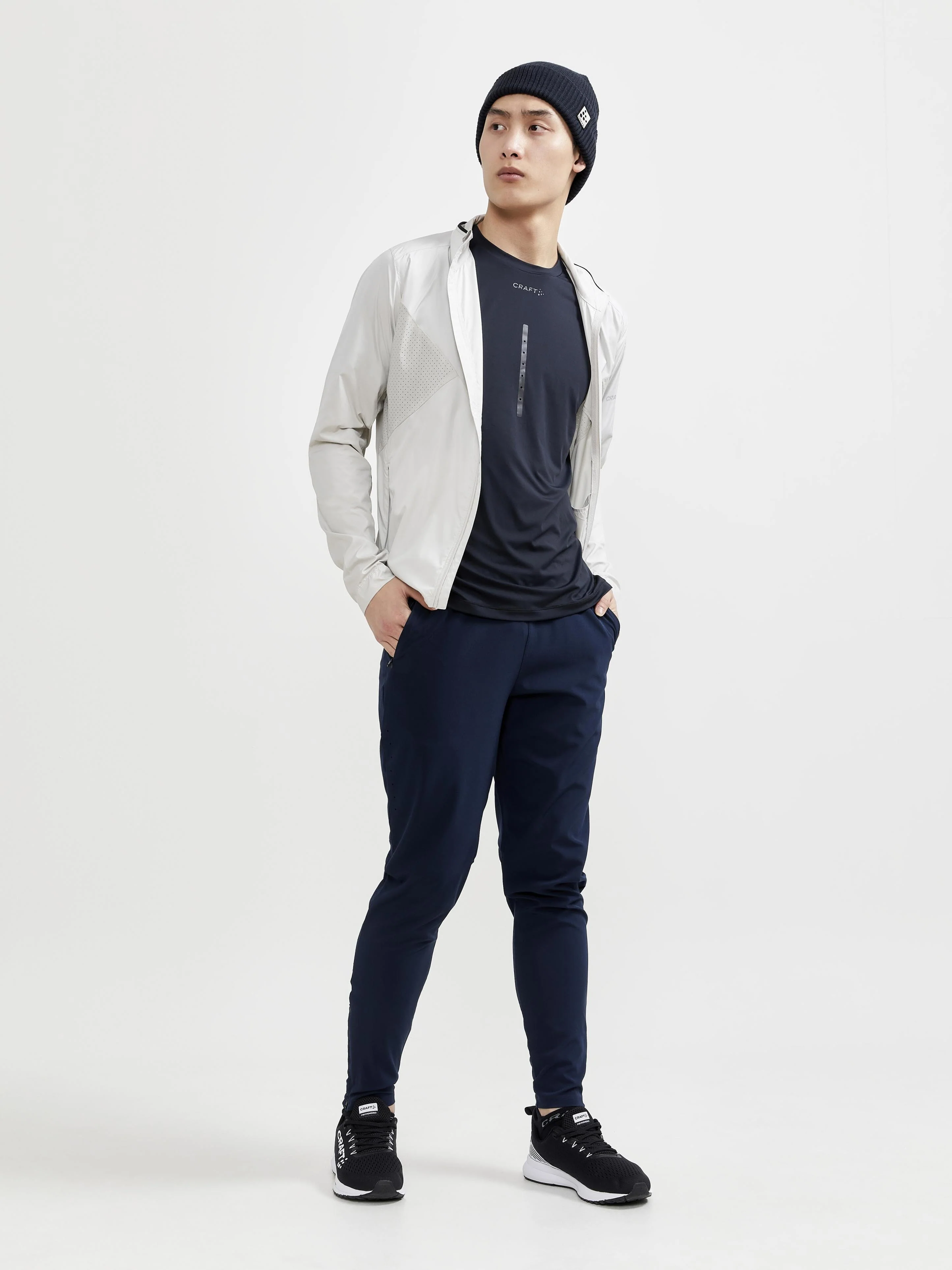 Men's ADV Essence Wind Jacket - Biome/Blaze - Image 27