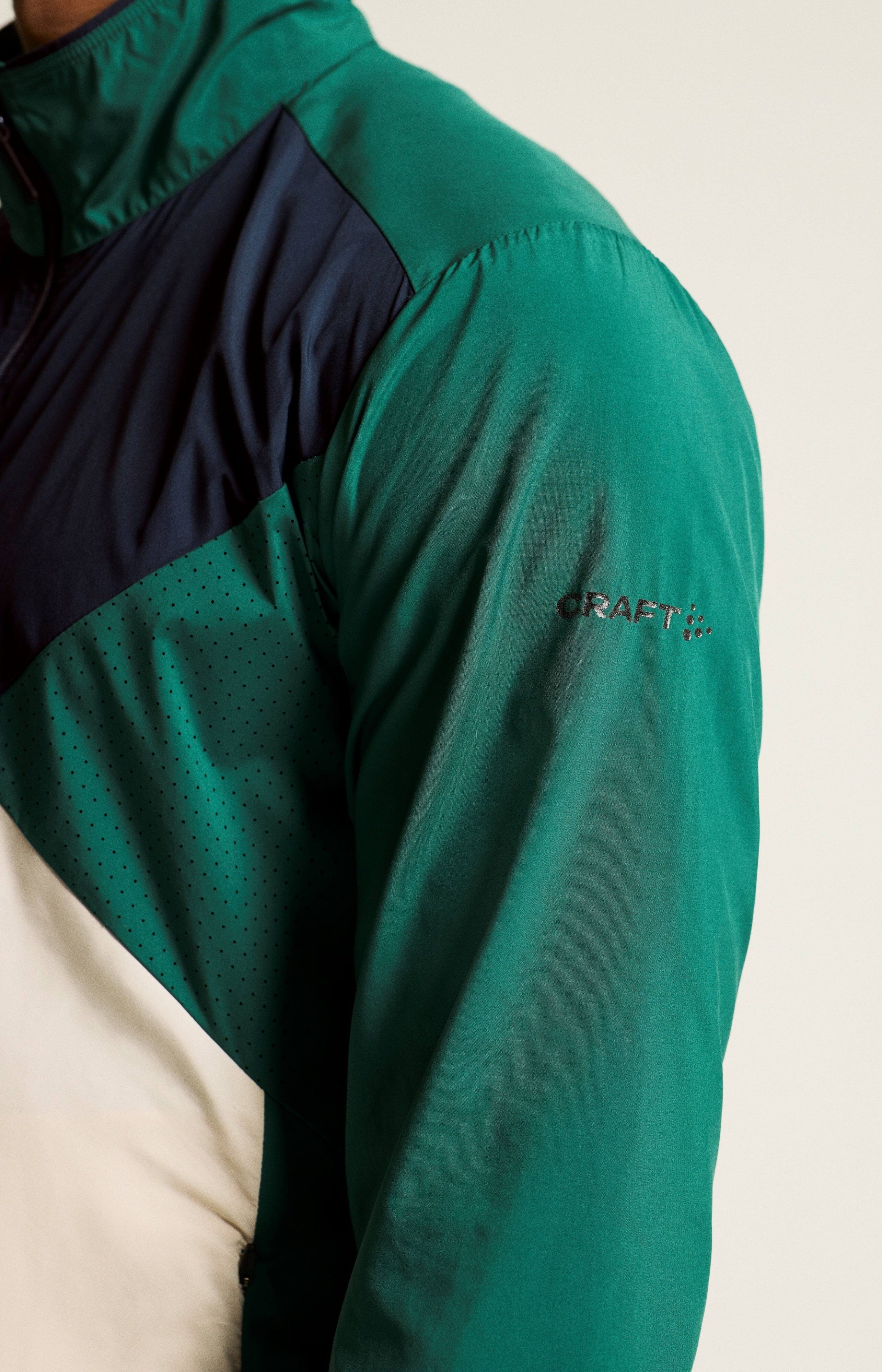 Men's ADV Essence Wind Jacket - Biome/Blaze - Image 5