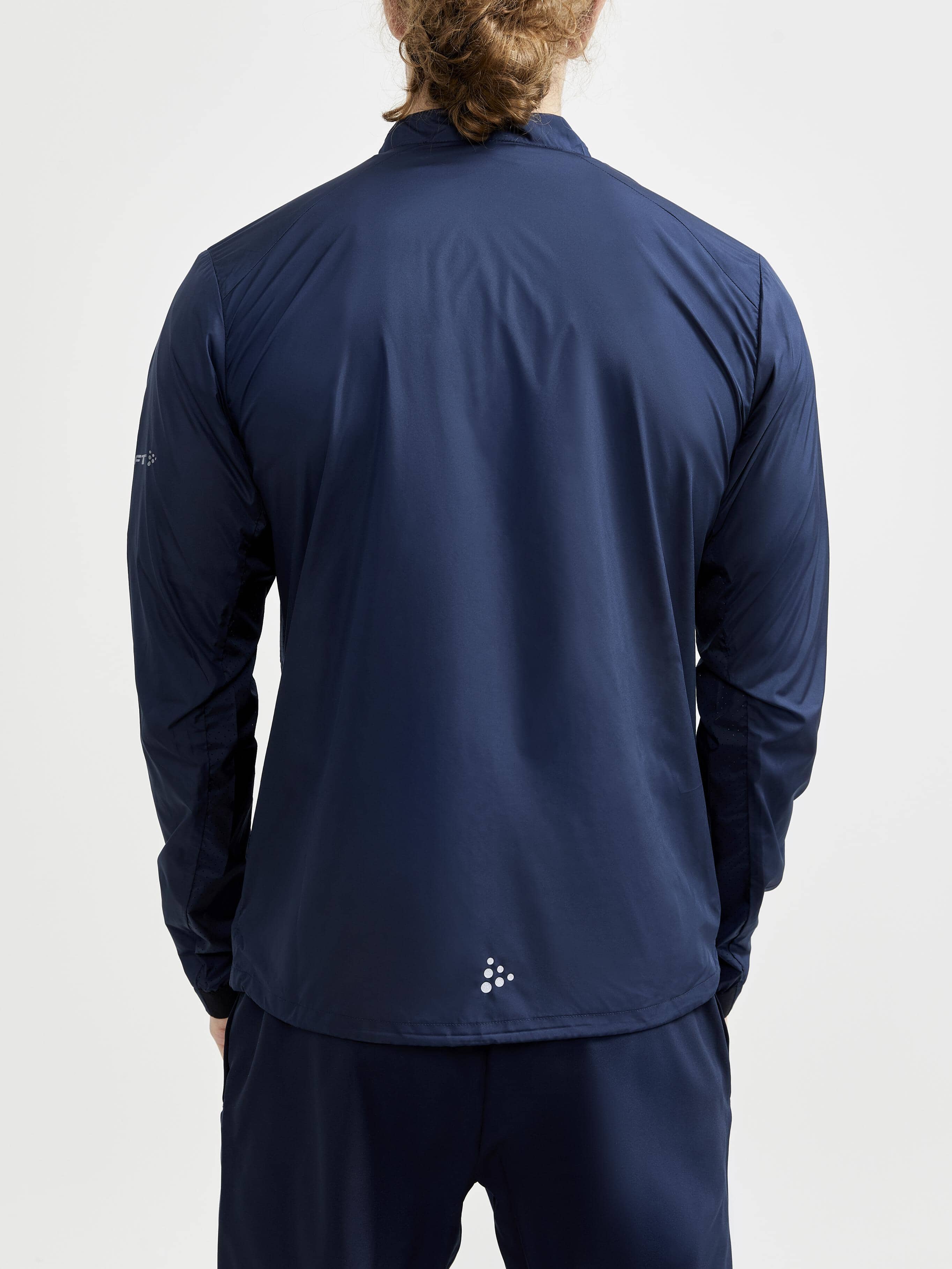 Men's ADV Essence Wind Jacket - Biome/Blaze - Image 8
