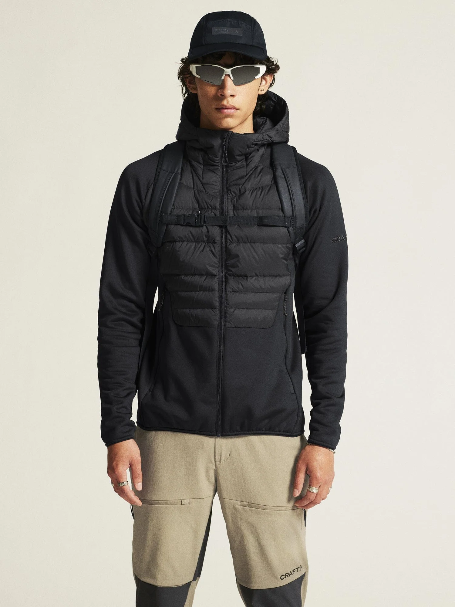 Men's ADV Explore Hybrid Down Jacket - Black - Image 2