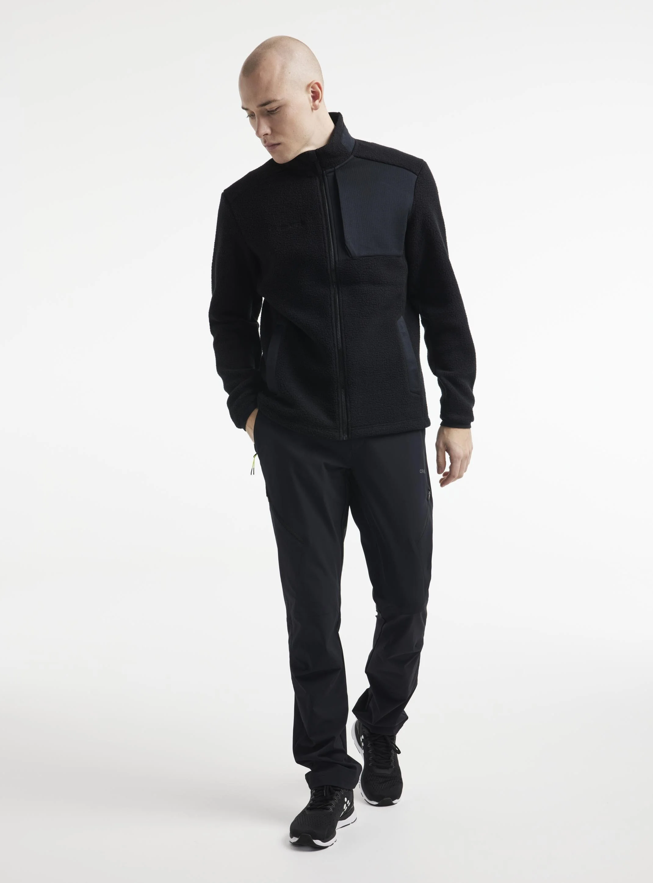 Men's ADV Explore Pile Fleece Jacket - Black - Image 4