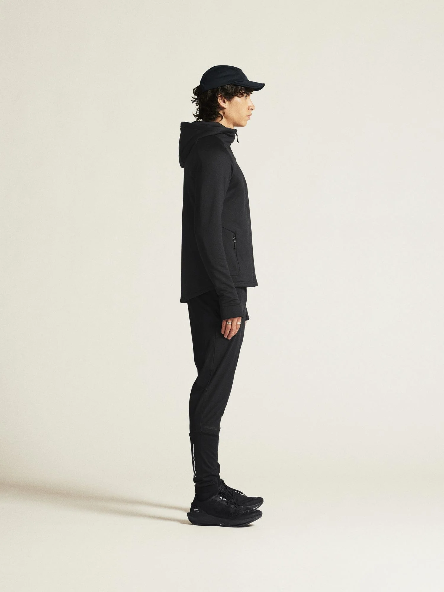 Men's ADV Explore Power Fleece Hood Jacket - Black - Image 6