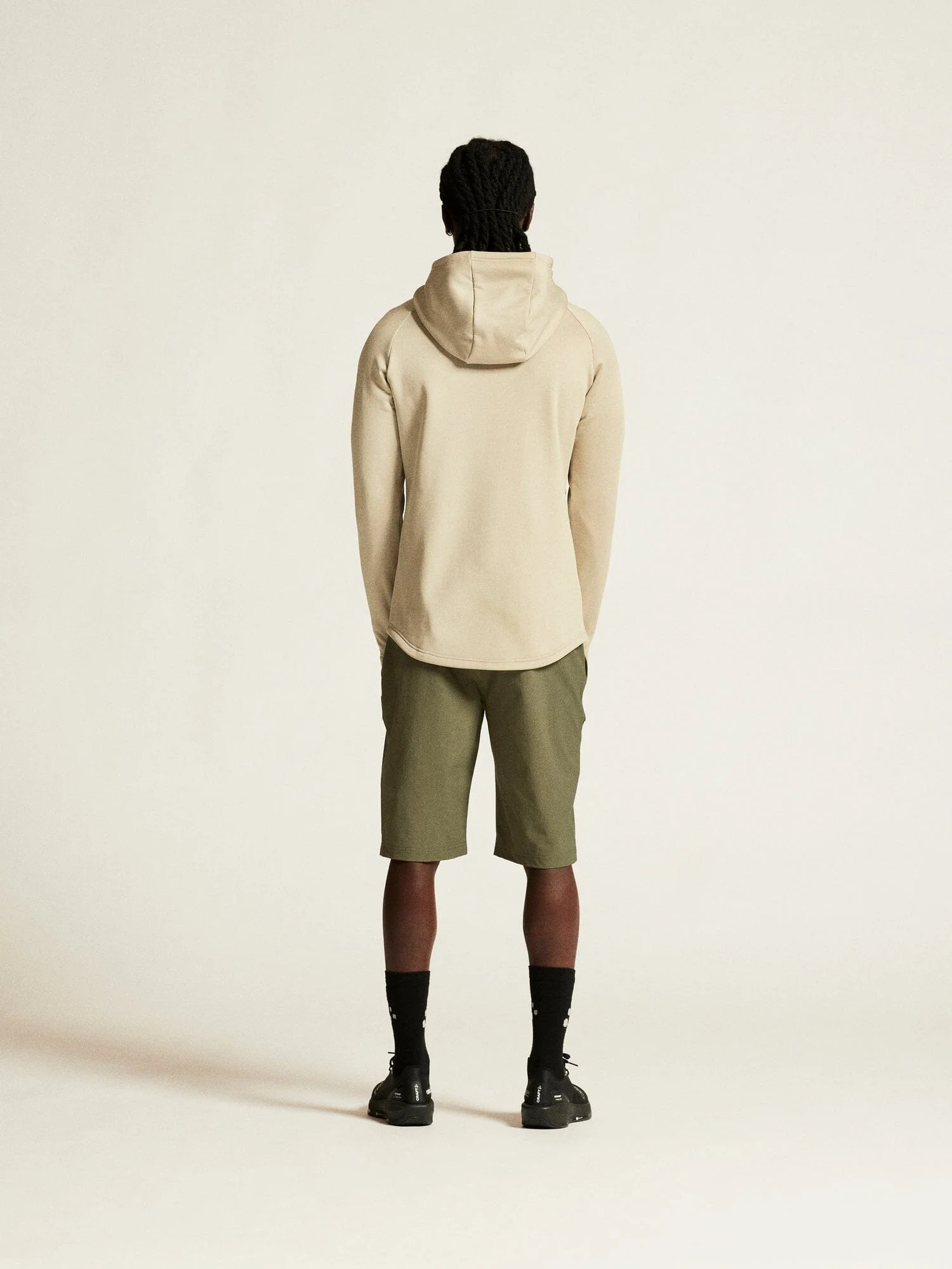 Men's ADV Explore Power Fleece Hood Jacket - Hay - Image 7