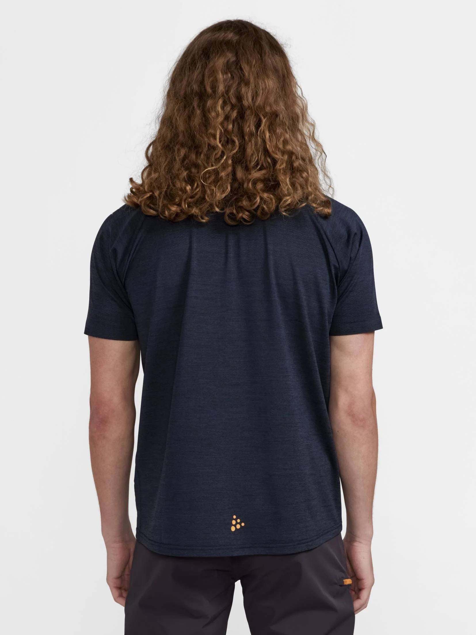 Men's ADV Gravel Bike Short Sleeve Tee - Black Melange - Image 2