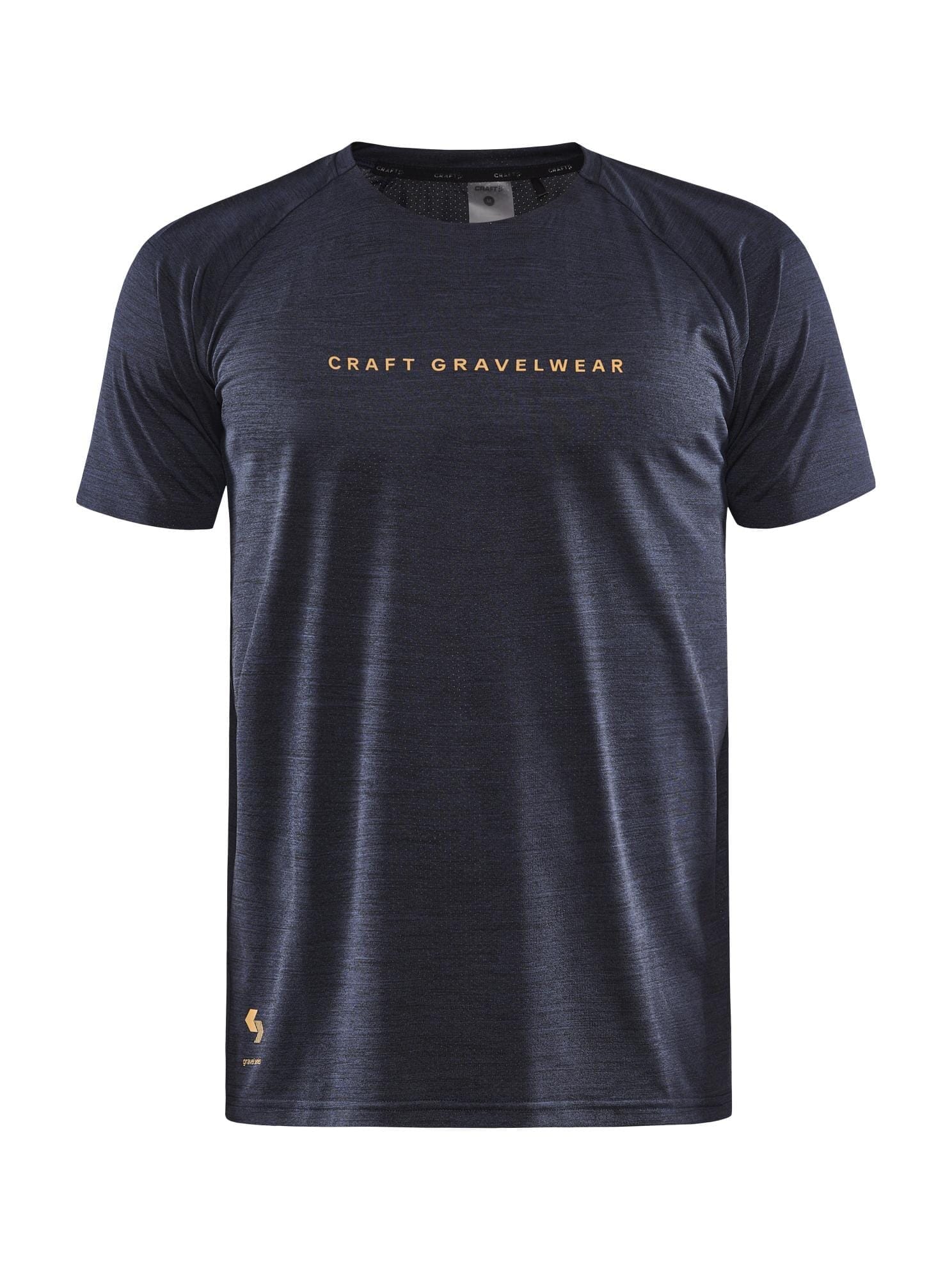 Men's ADV Gravel Bike Short Sleeve Tee - Black Melange - Image 6