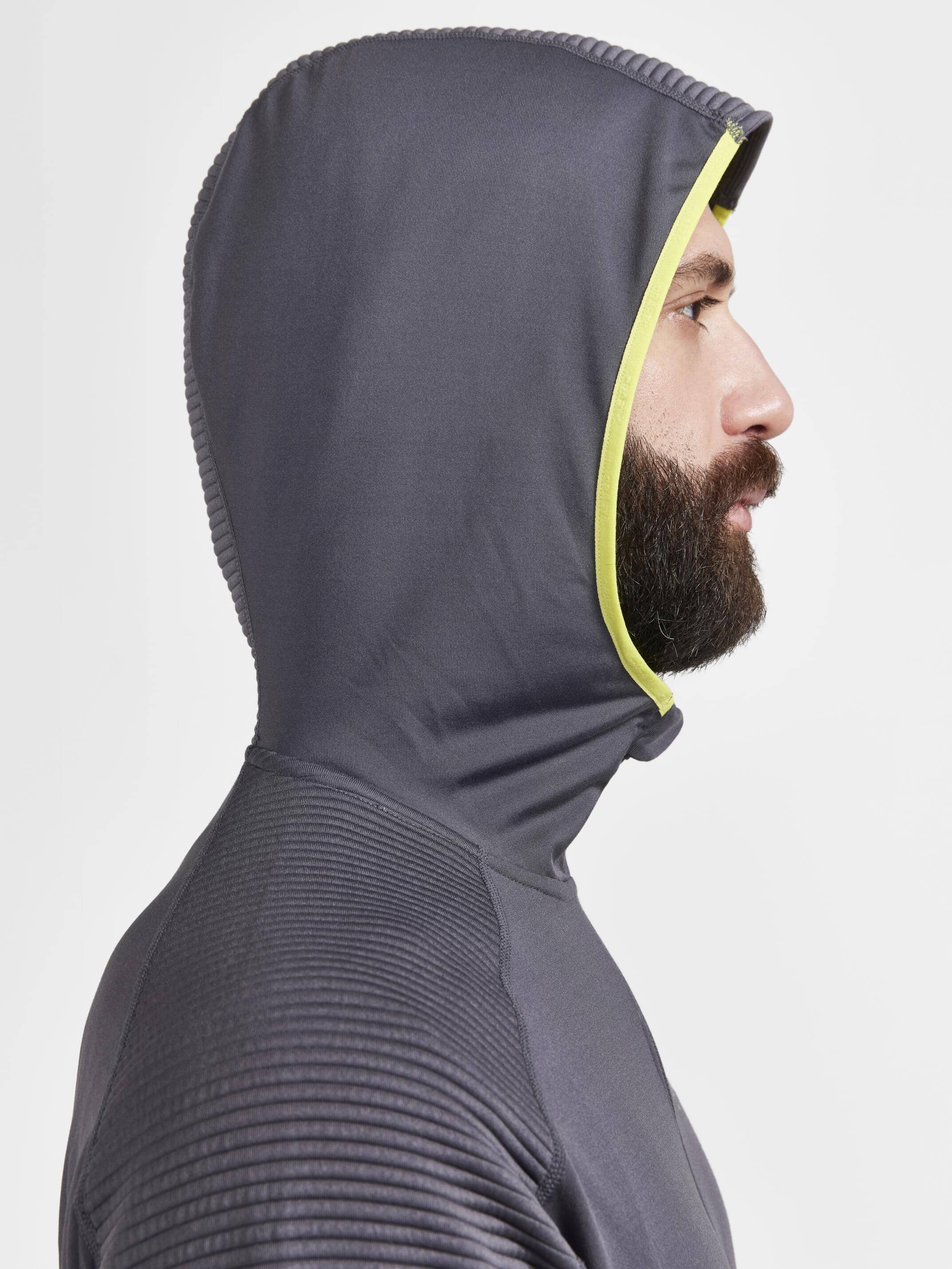 Men's ADV Hit Zip Hoodie - GRANITE - Image 3