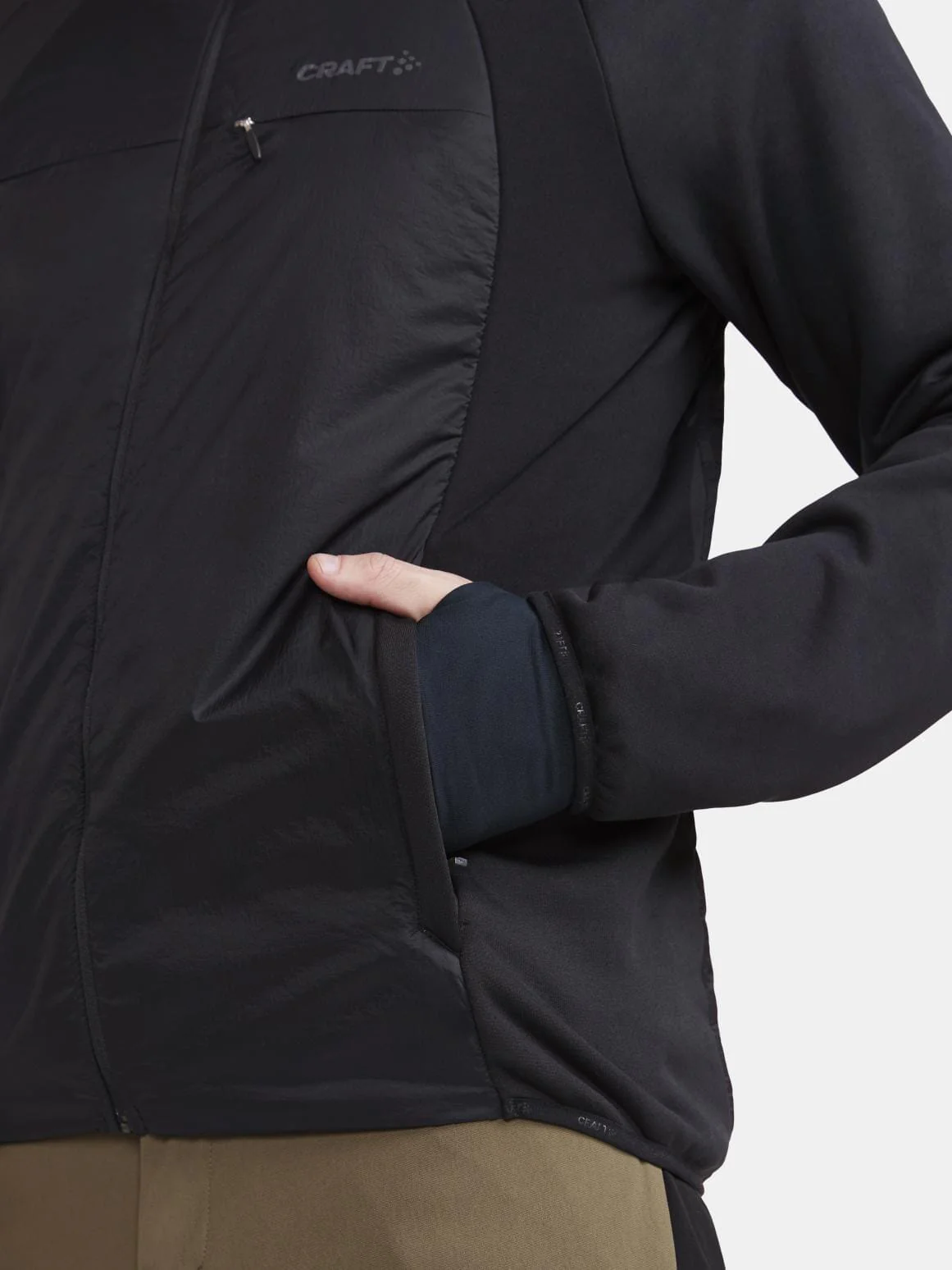 Men's ADV Hybrid Midlayer - Black - Image 3