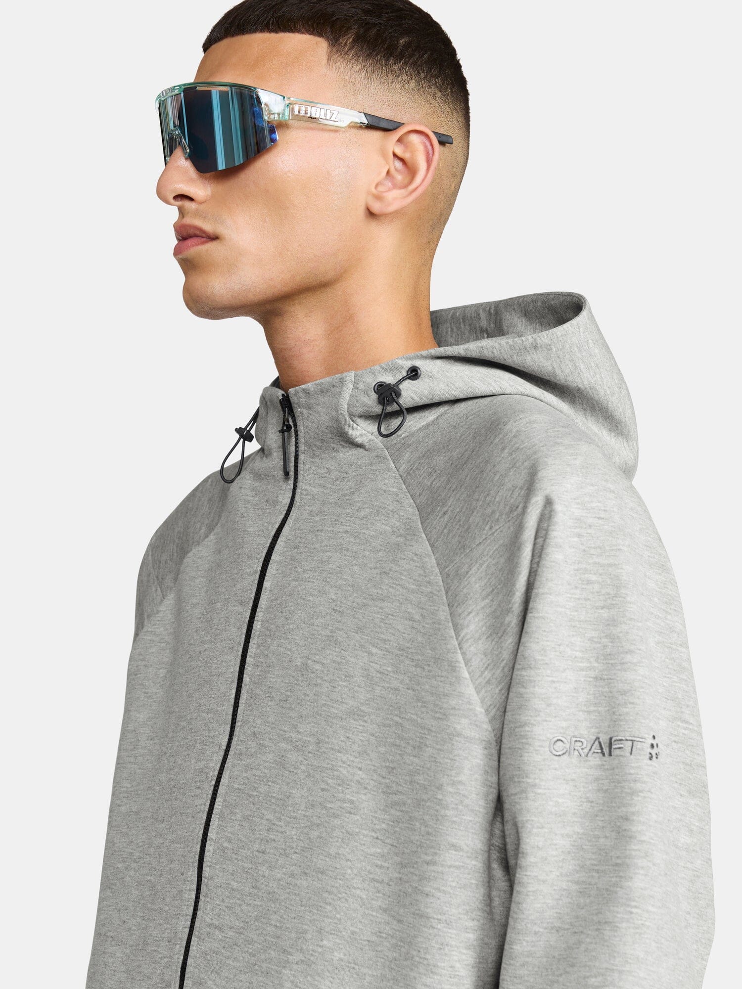 Men's ADV Join Full-Zip Hoodie - Grey Melange - Image 2