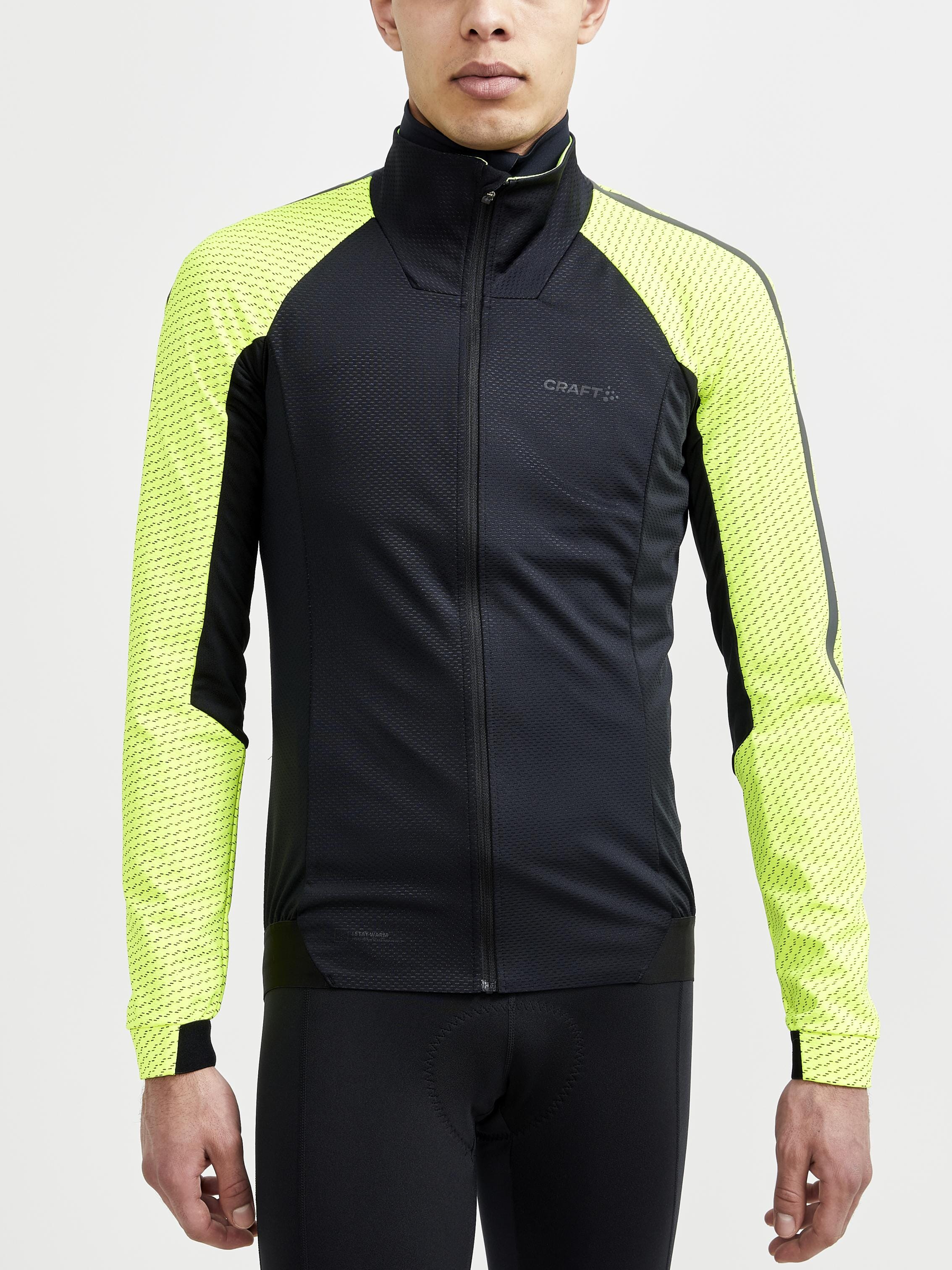 Men's ADV Lumen SubZ Cycling Jacket - Black/Flumino