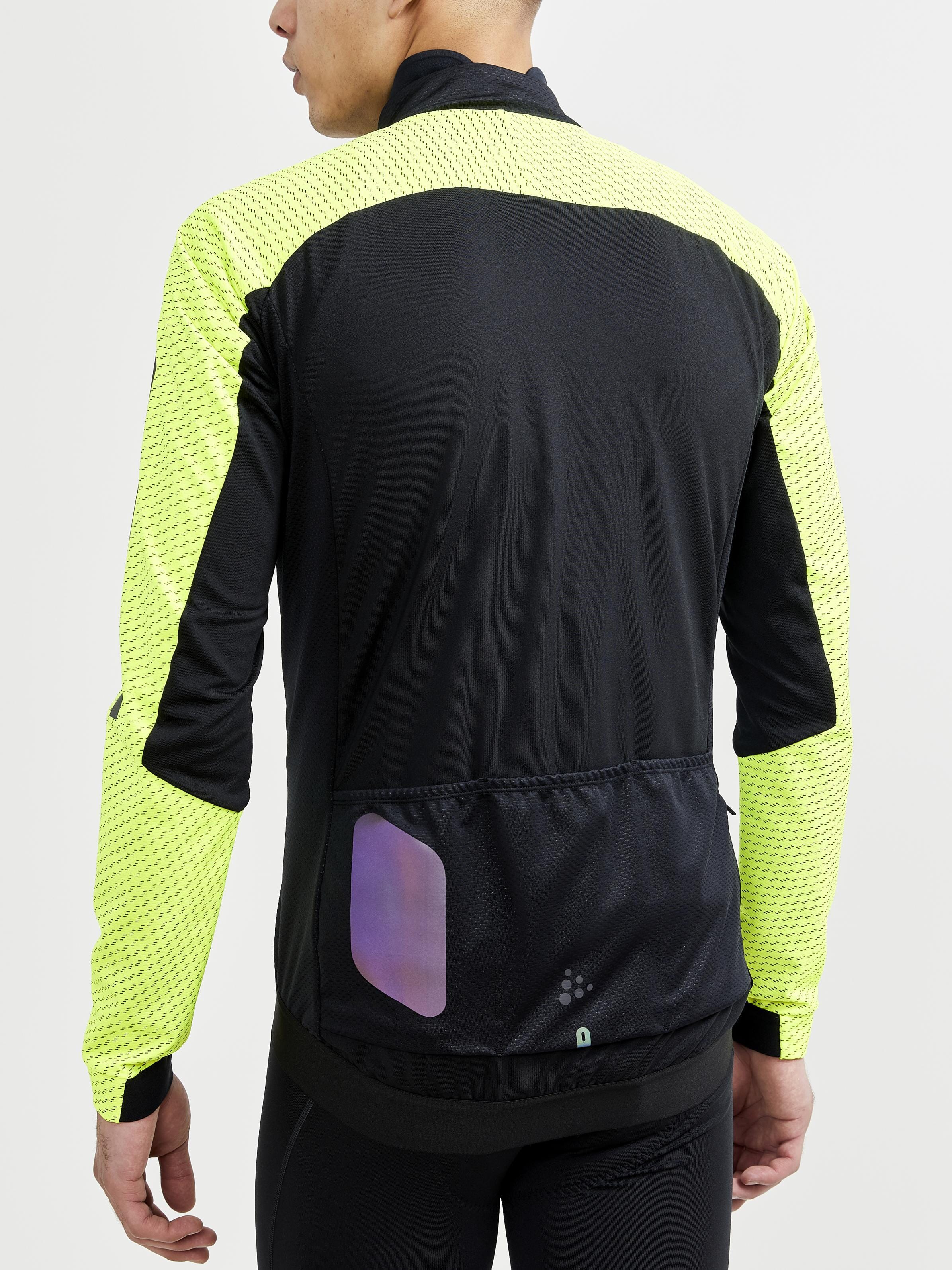 Men's ADV Lumen SubZ Cycling Jacket - Black/Flumino - Image 2