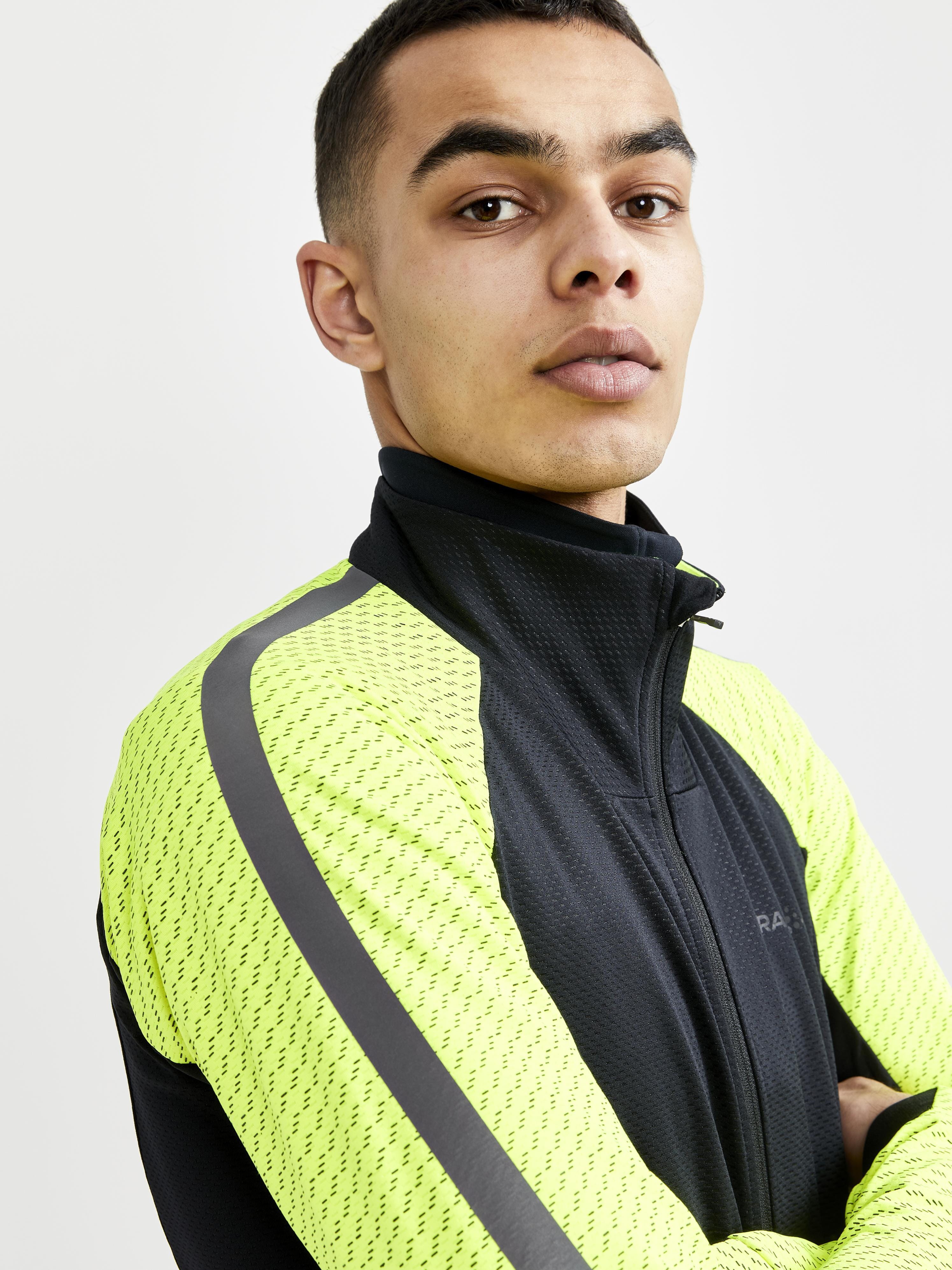 Men's ADV Lumen SubZ Cycling Jacket - Black/Flumino - Image 3