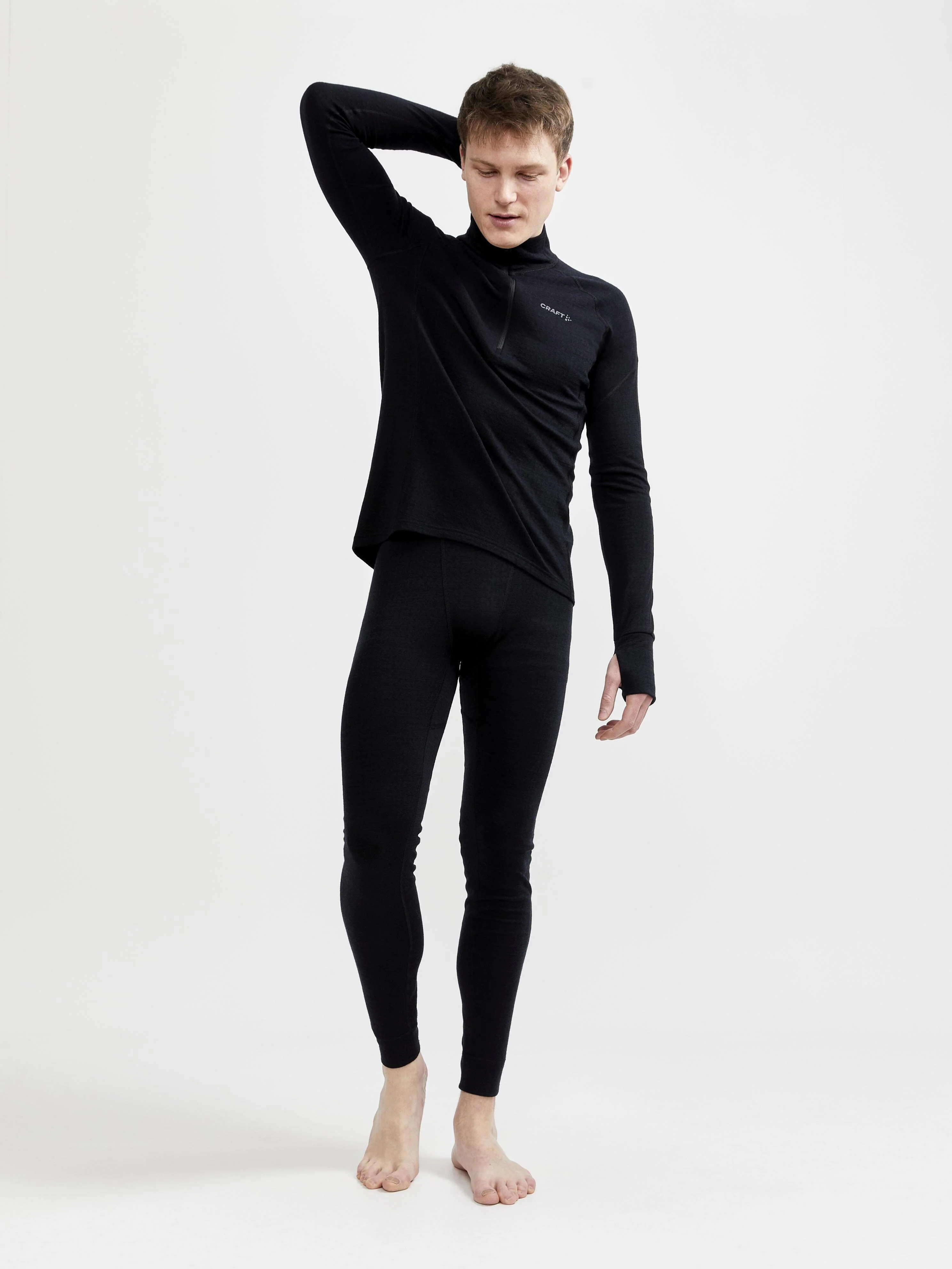 Men's ADV Nordic Wool Baselayer - Black - Image 5