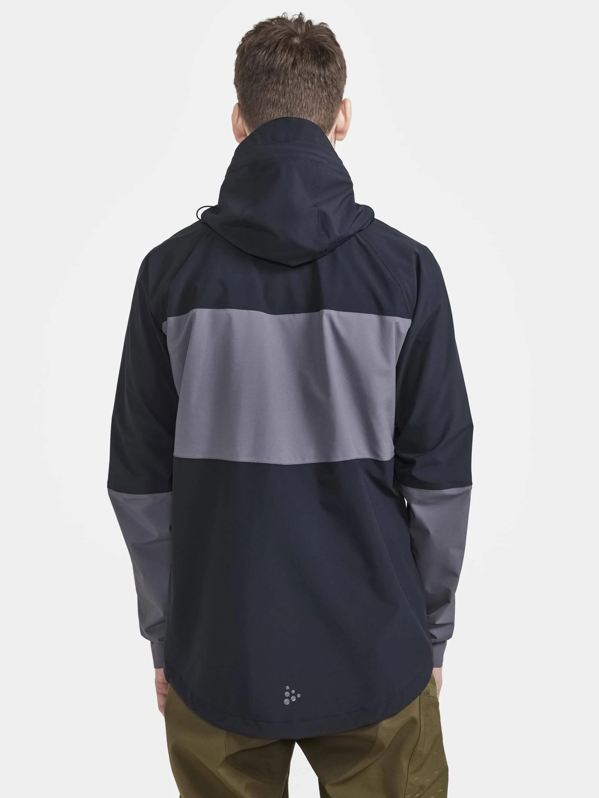 Men's ADV OFFroad Hydro Cycling Jacket - Black/Granite - Image 3