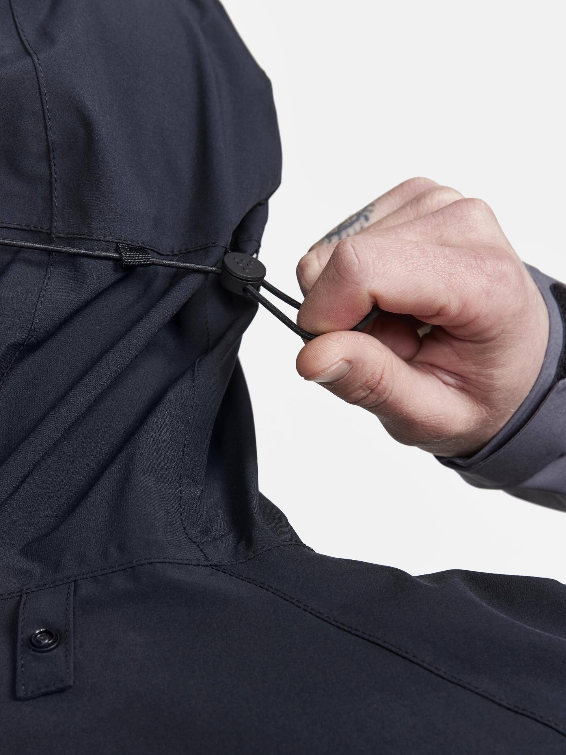 Men's ADV OFFroad Hydro Cycling Jacket - Black/Granite - Image 5