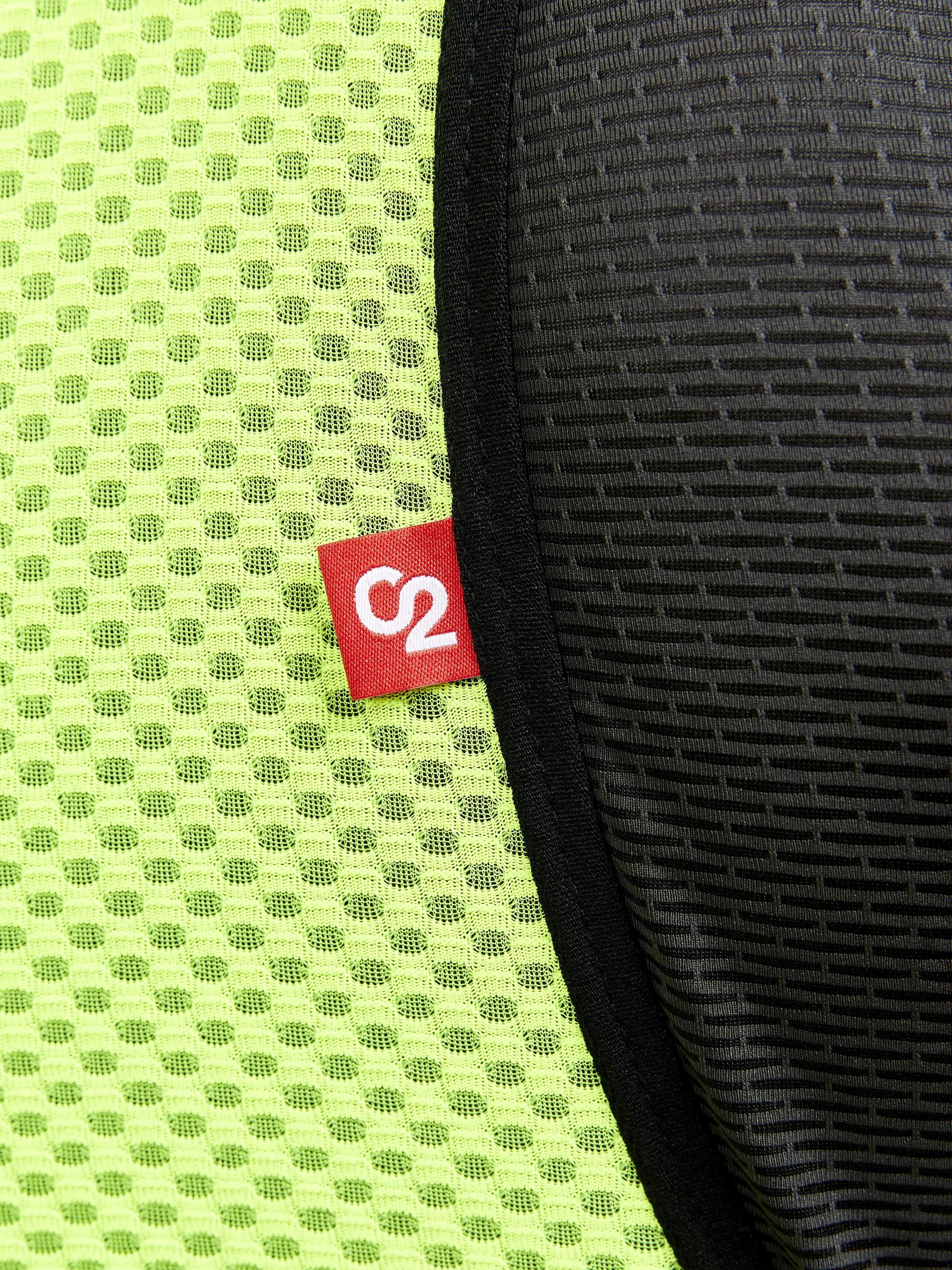 Men's ADV SubZ Lumen Bib Cycling Tights - Black/Flumino - Image 4