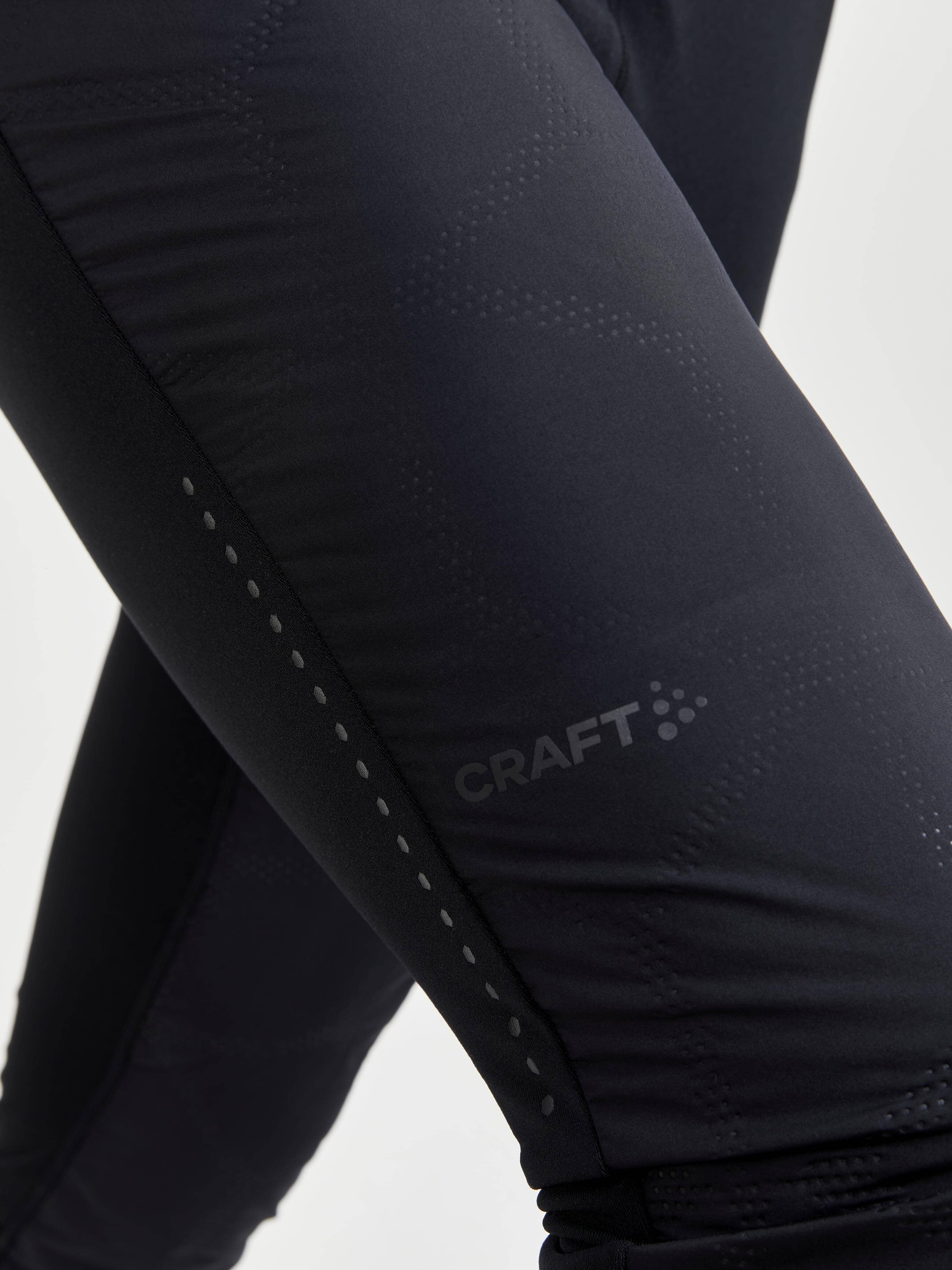 Men's ADV SubZ Running Tights 2 - Black - Image 3