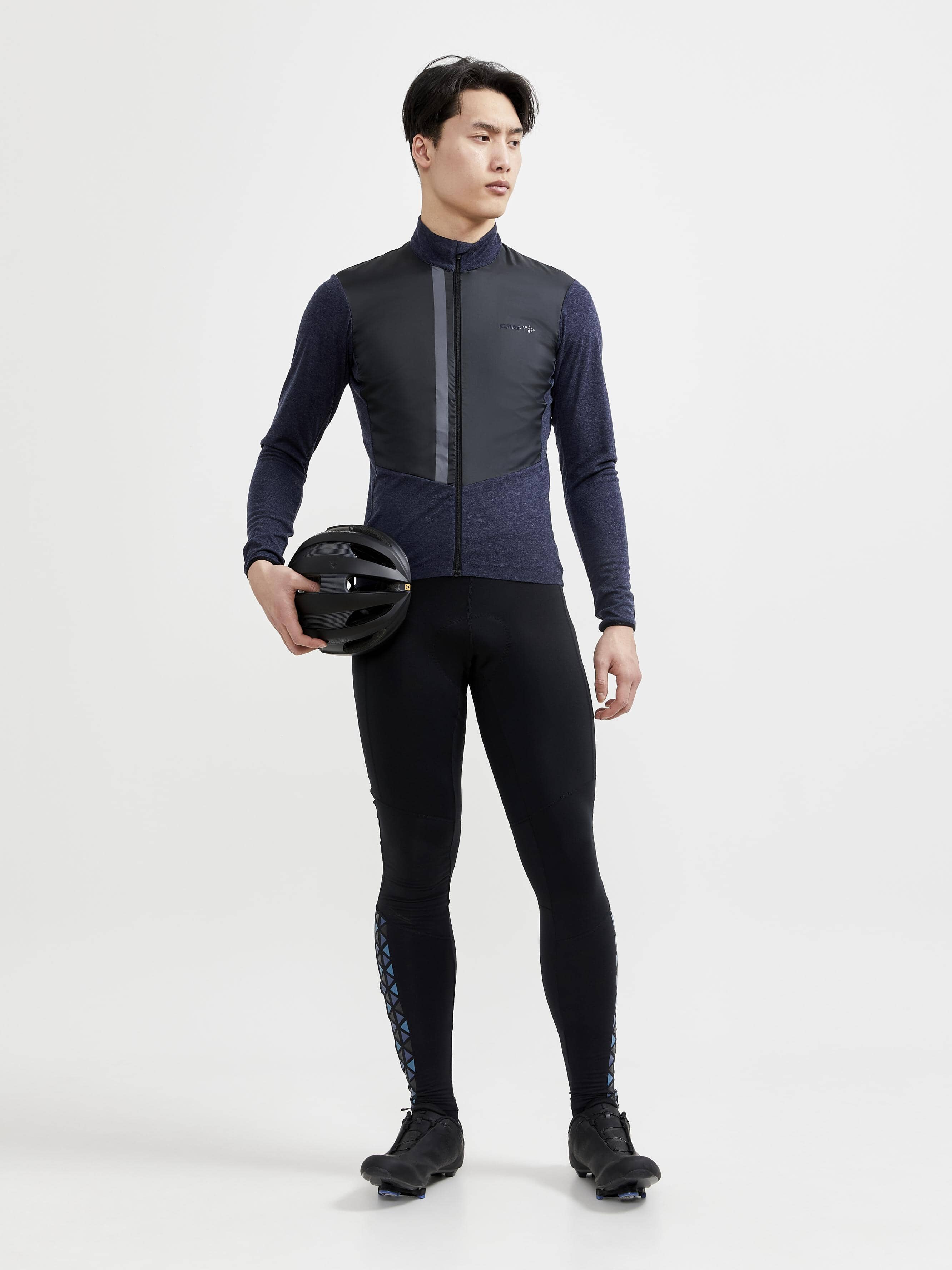 Men's ADV SubZ Wool Cycling Jersey - BLAZE/BLACK - Image 5