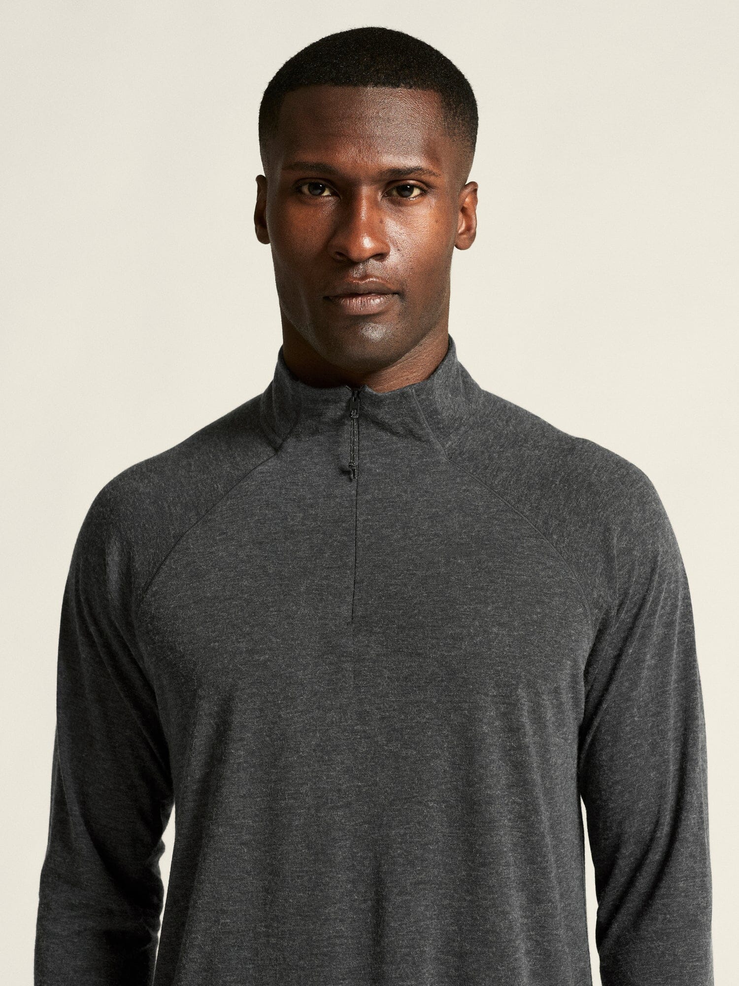 Men's ADV SubZ Wool Longsleeve Tee 3 - Black Melange - Image 3