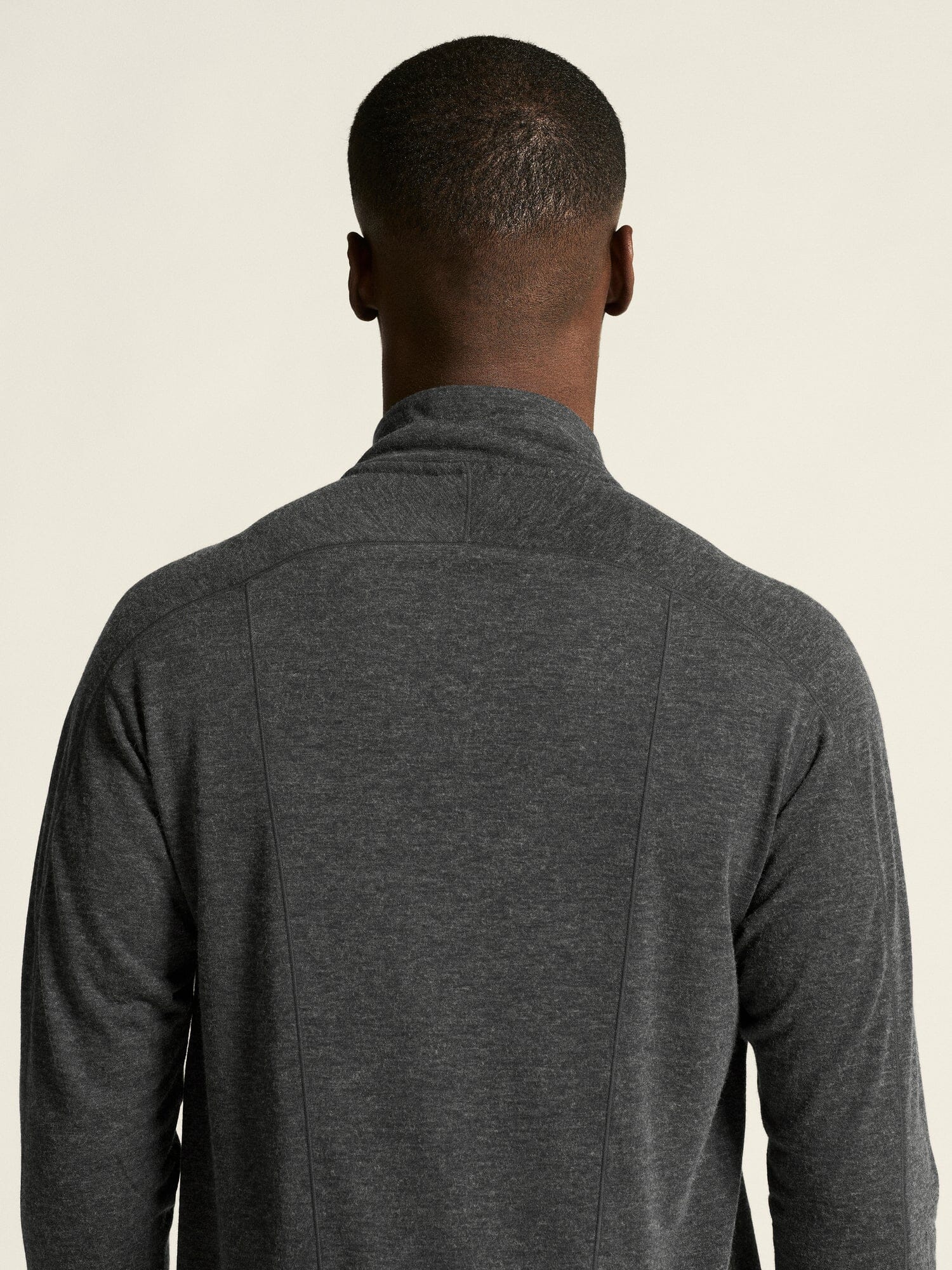 Men's ADV SubZ Wool Longsleeve Tee 3 - Black Melange - Image 5