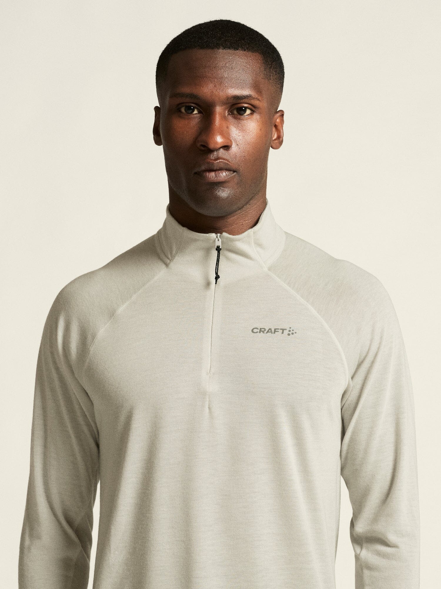 Men's ADV SubZ Wool Longsleeve Tee 3 - Cloud/Melange - Image 4
