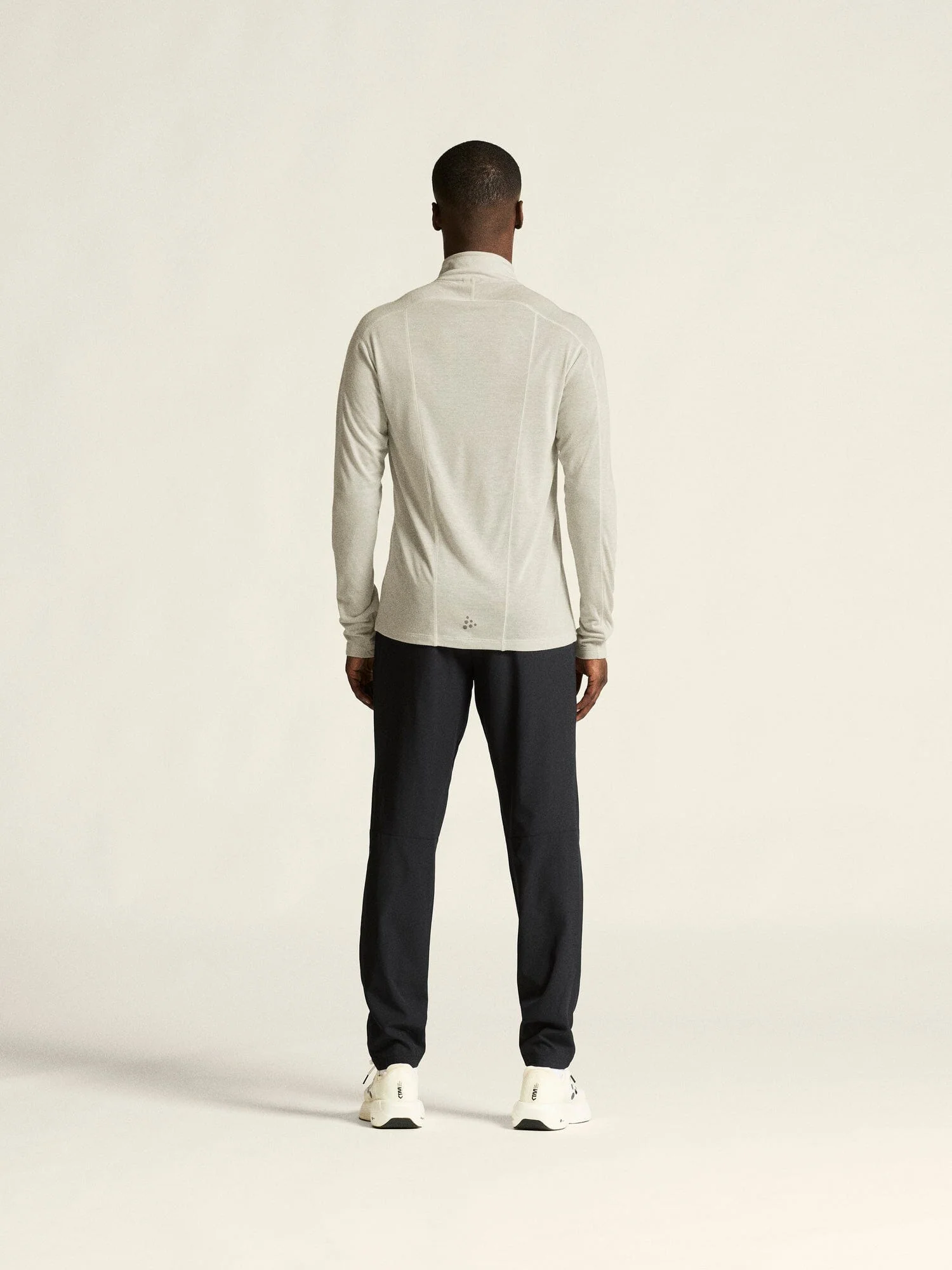 Men's ADV SubZ Wool Longsleeve Tee 3 - Cloud/Melange - Image 7