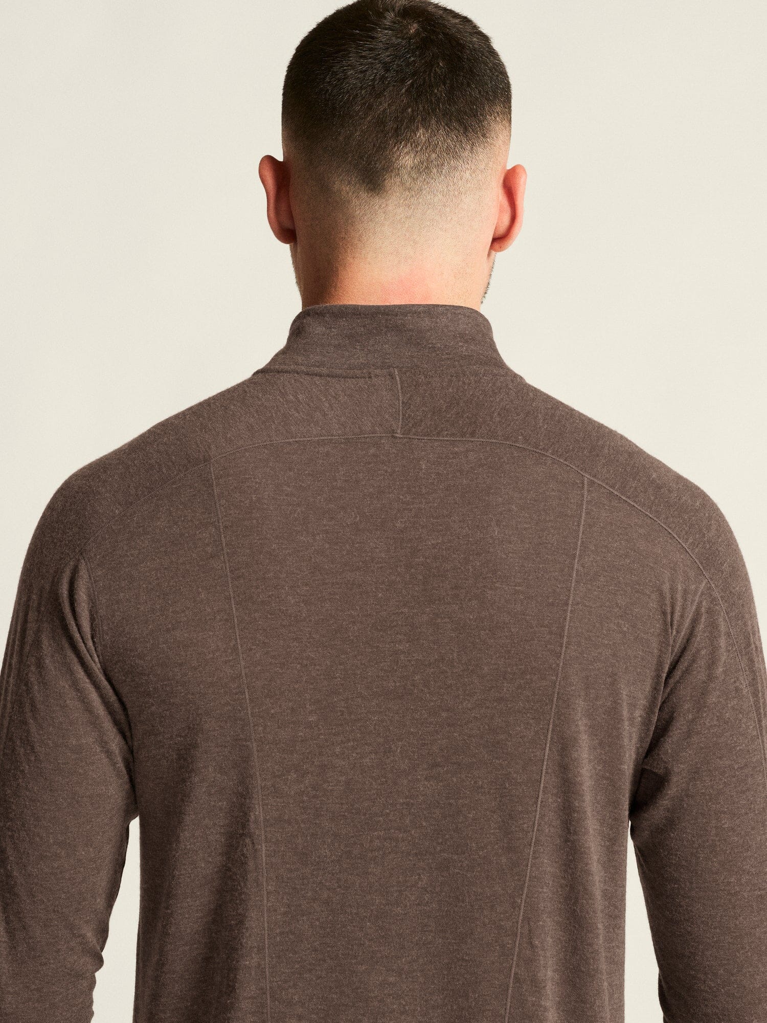 Men's ADV SubZ Wool Longsleeve Tee 3 - Prune/Melange - Image 5