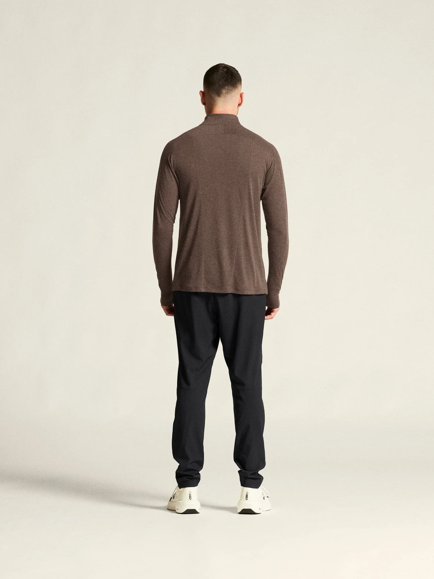 Men's ADV SubZ Wool Longsleeve Tee 3 - Prune/Melange - Image 7
