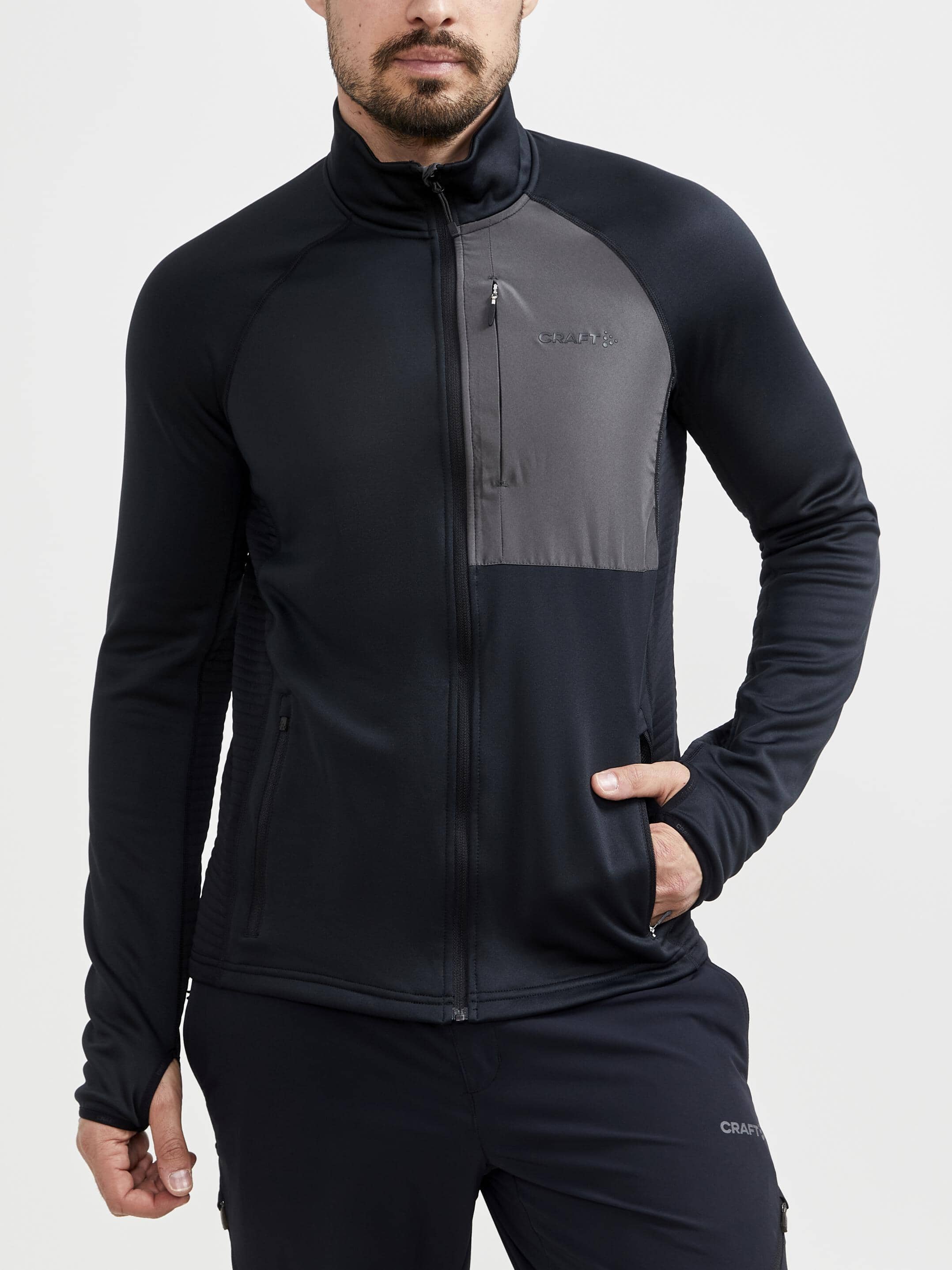 Men's ADV Tech Fleece Thermal Midlayer - Black - Image 2