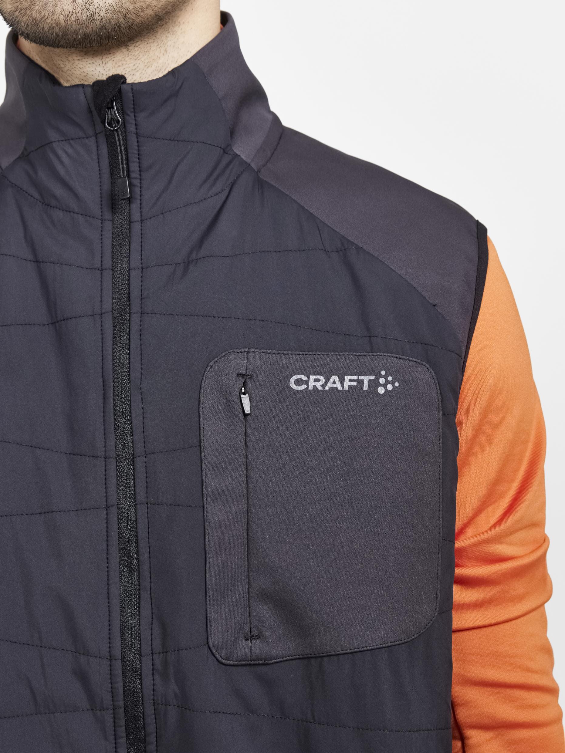 Men's ADV XC Training Insulate Vest - BLACK-SLATE - Image 3