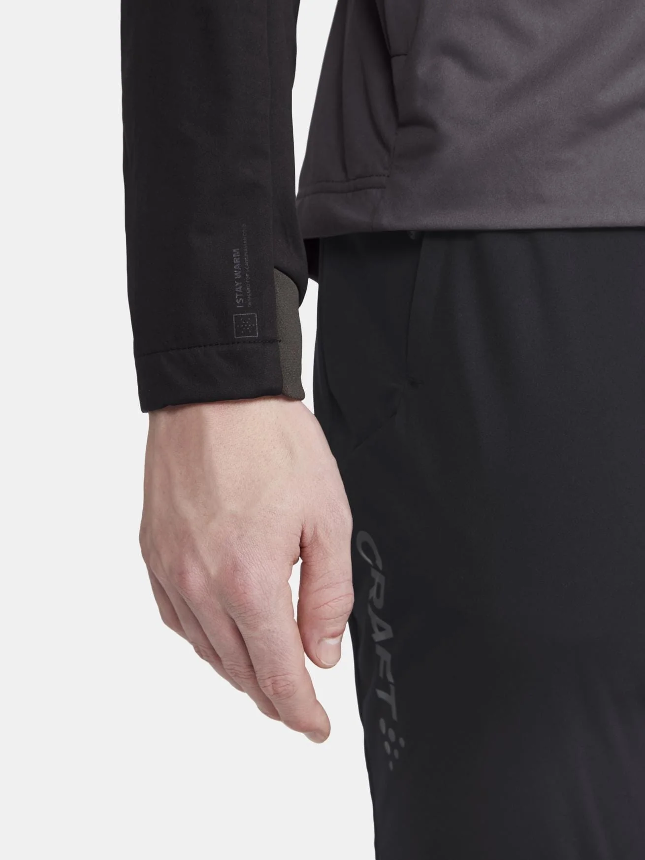Men's ADV XC Training Jacket 2 - Black/Granite - Image 4