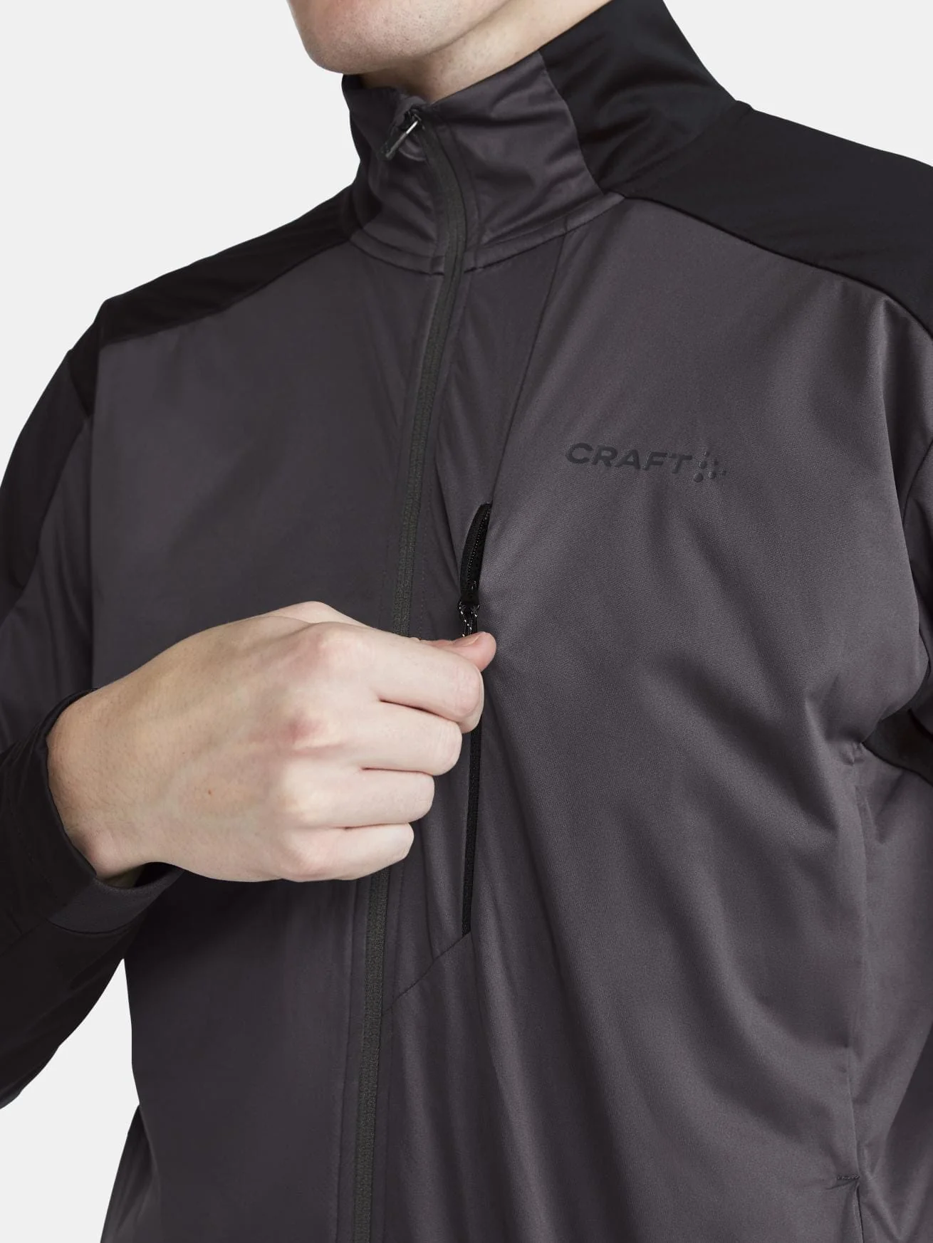 Men's ADV XC Training Jacket 2 - Black/Granite - Image 5