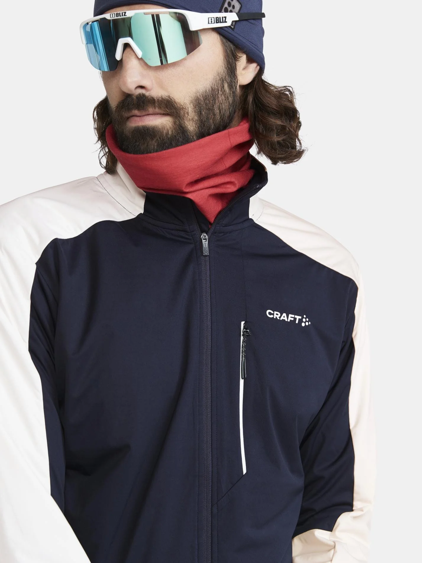 Men's ADV XC Training Jacket 2 - BLAZE-TOFU - Image 3