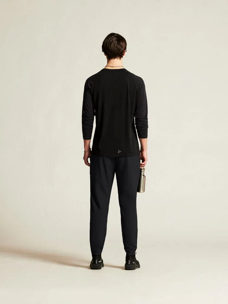 Men's Collective Bi-Blend Longsleeve Tee - Black - Image 6