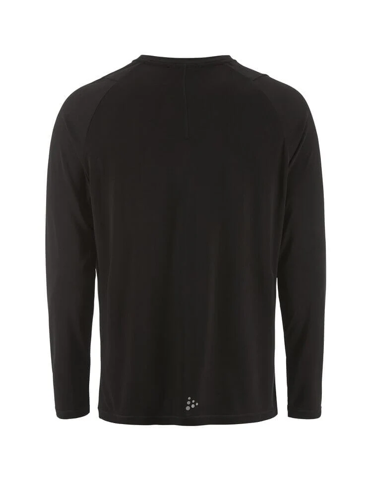 Men's Collective Bi-Blend Longsleeve Tee - Black - Image 8