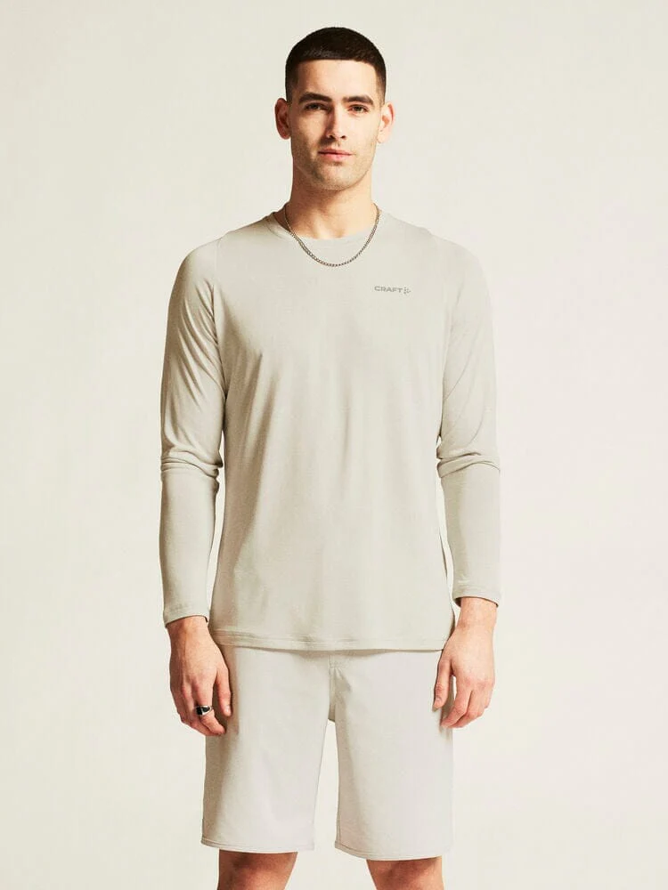 Men's Collective Bi-Blend Longsleeve Tee - Cloud - Image 2