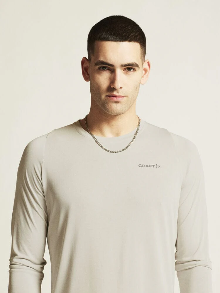 Men's Collective Bi-Blend Longsleeve Tee - Cloud - Image 4