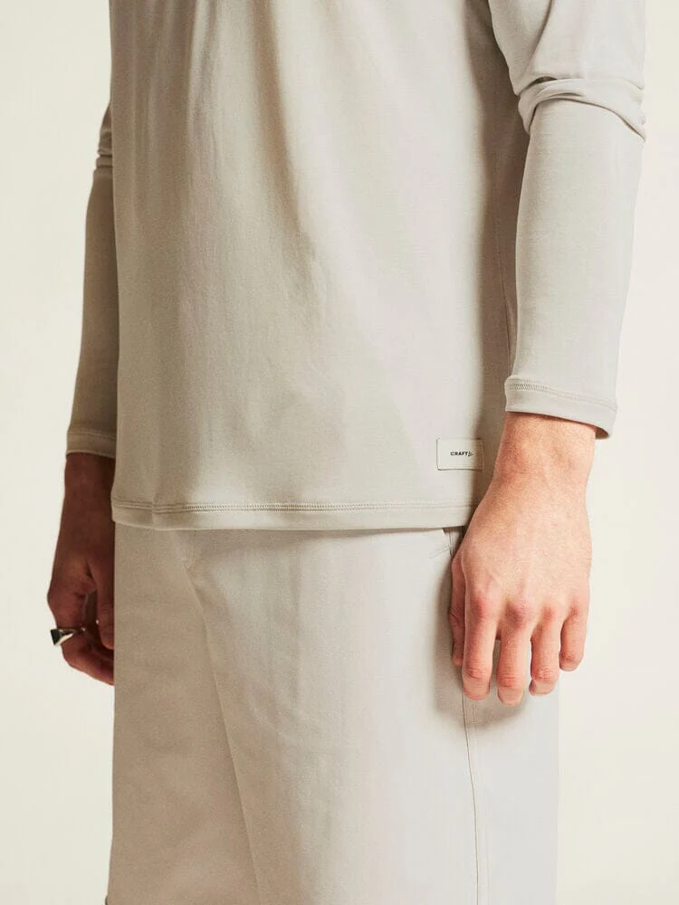 Men's Collective Bi-Blend Longsleeve Tee - Cloud - Image 5