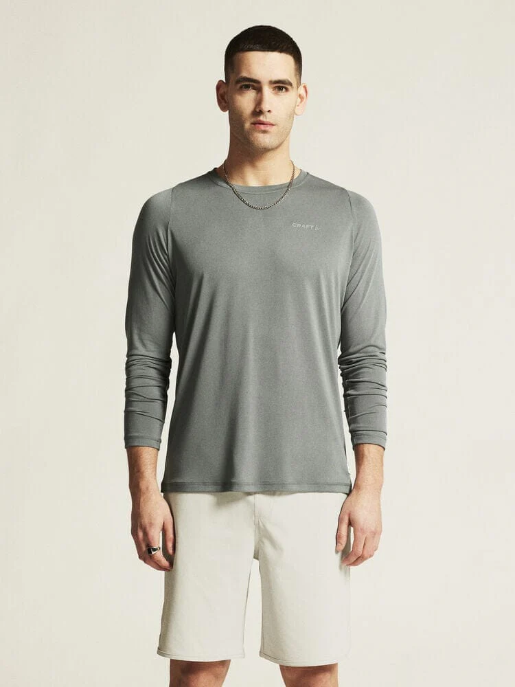 Men's Collective Bi-Blend Longsleeve Tee - Leaf - Image 2